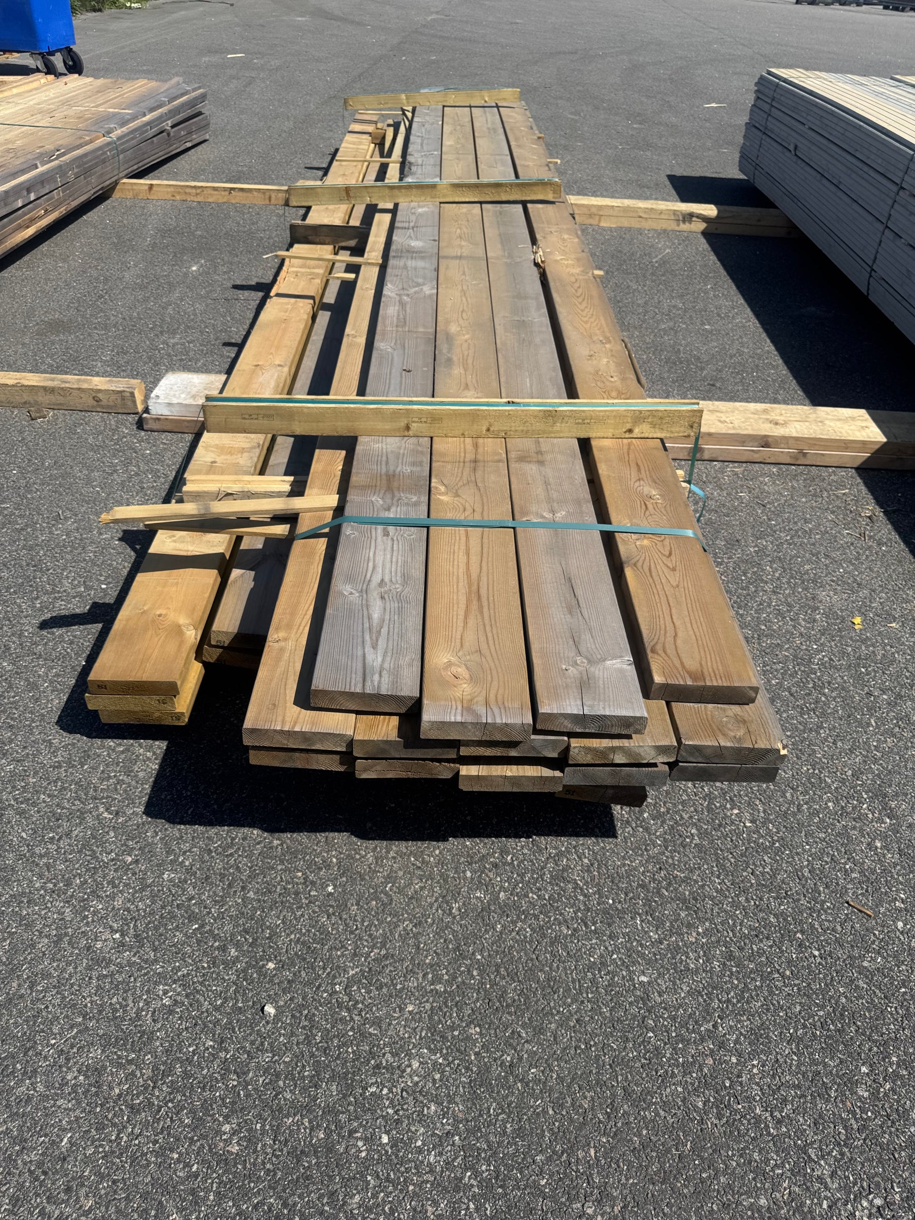 Paket Tryckimpregnerad Trall 34x145 mm, 31 st 5,40 m + 17 st 5,10 m