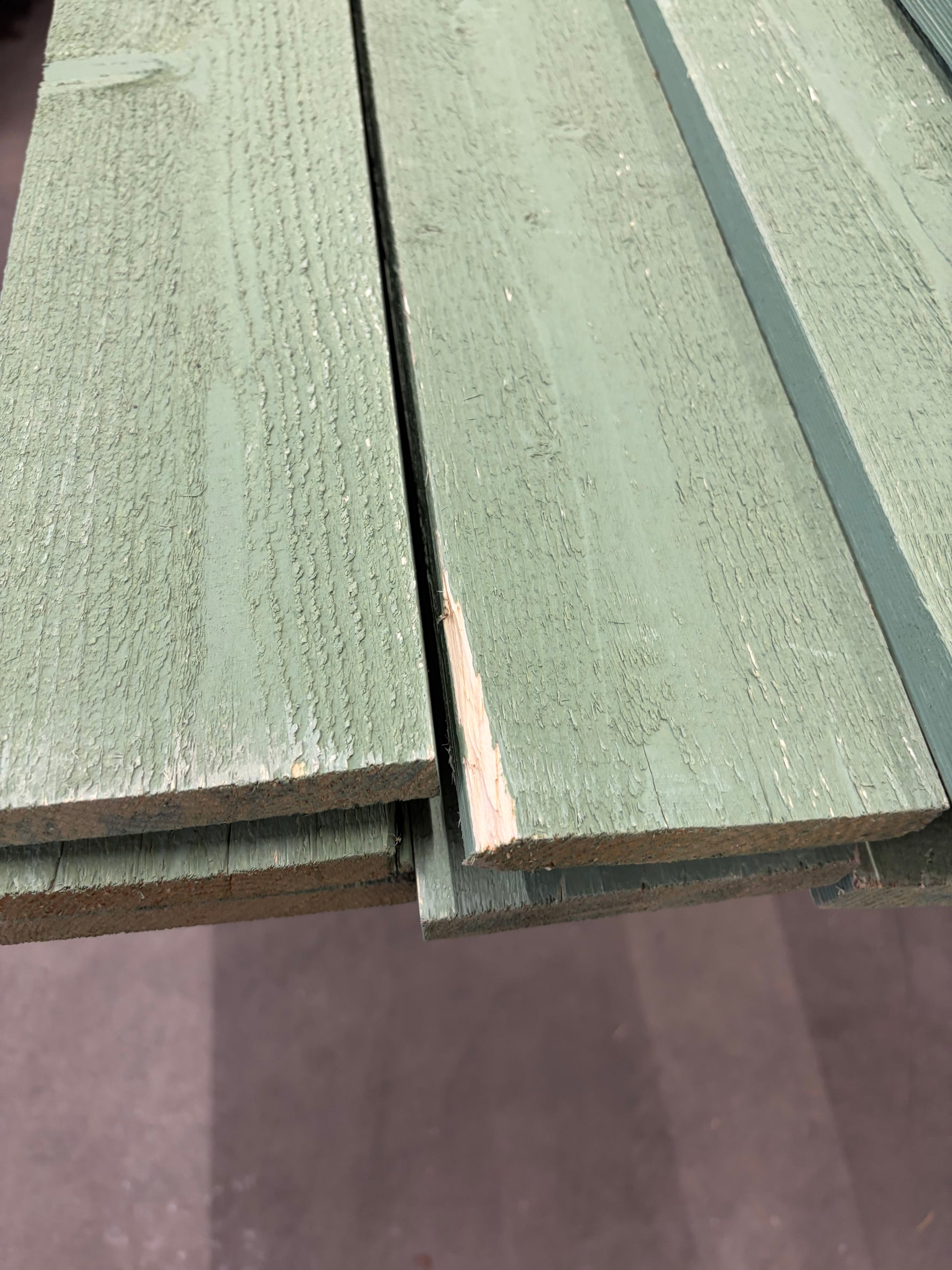 Paket finsågade brädor 21x110 4.80 m 19 st grön - Spirec
