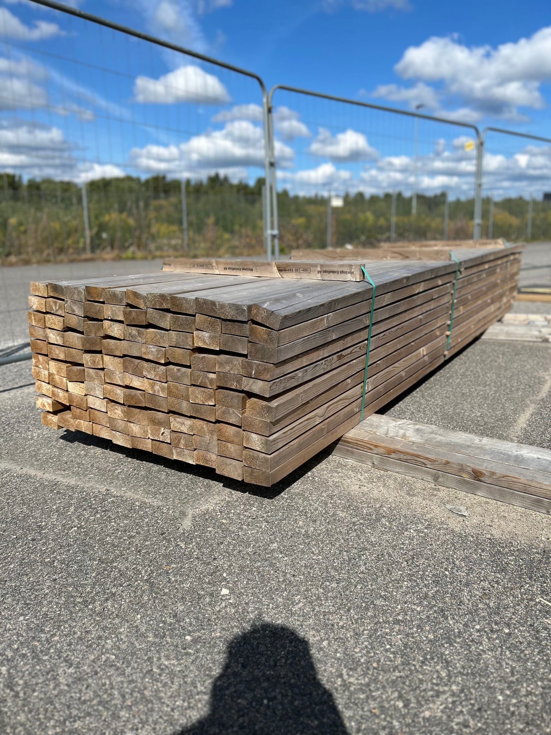 Paket Tryckimpregnerade Reglar 45x95mm 3,90m 110st NTR AB