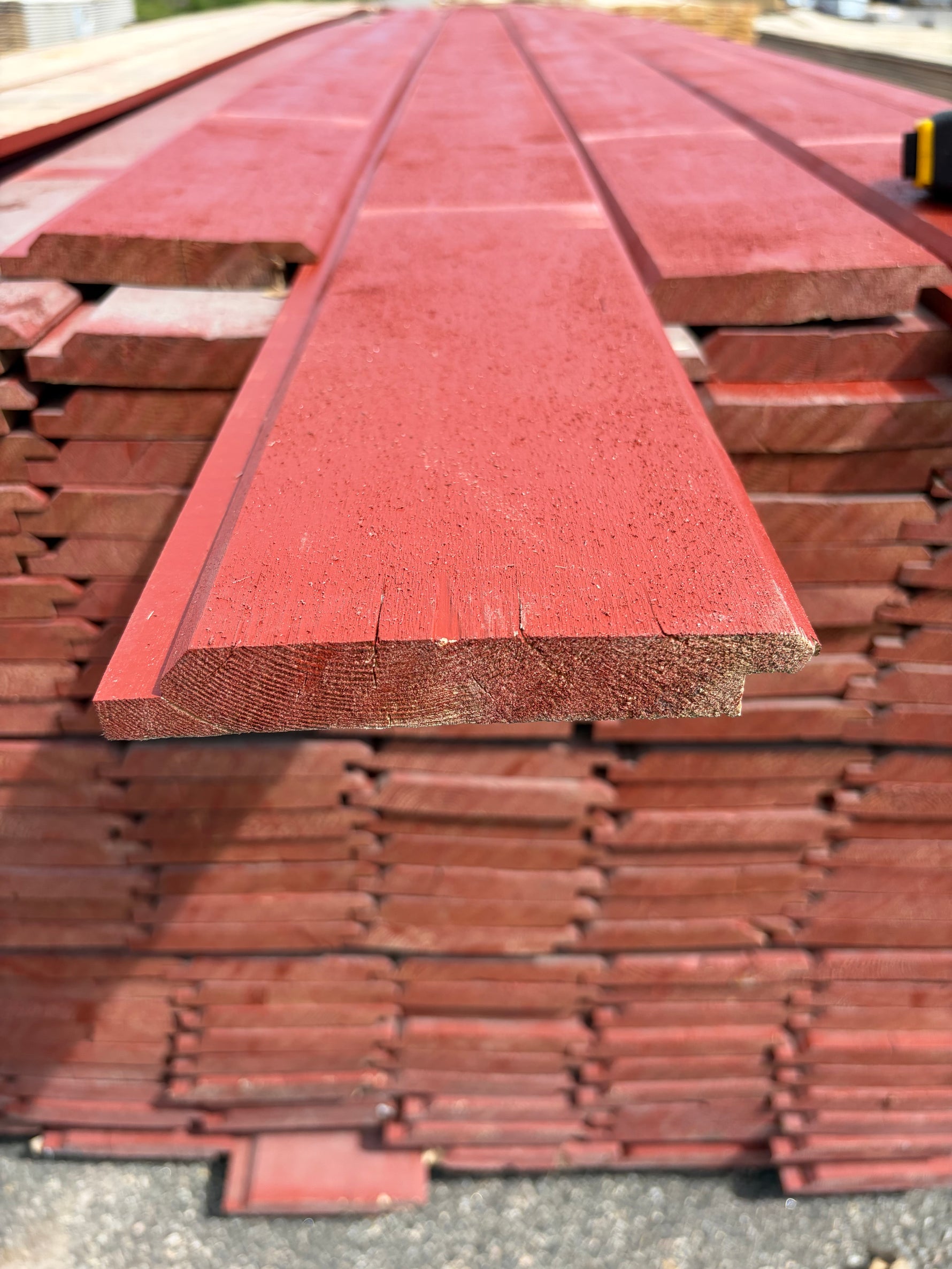 Paket Ytterpanel Dubbelfas Fals 22x145mm, 207st 5.40m Mellanstruken