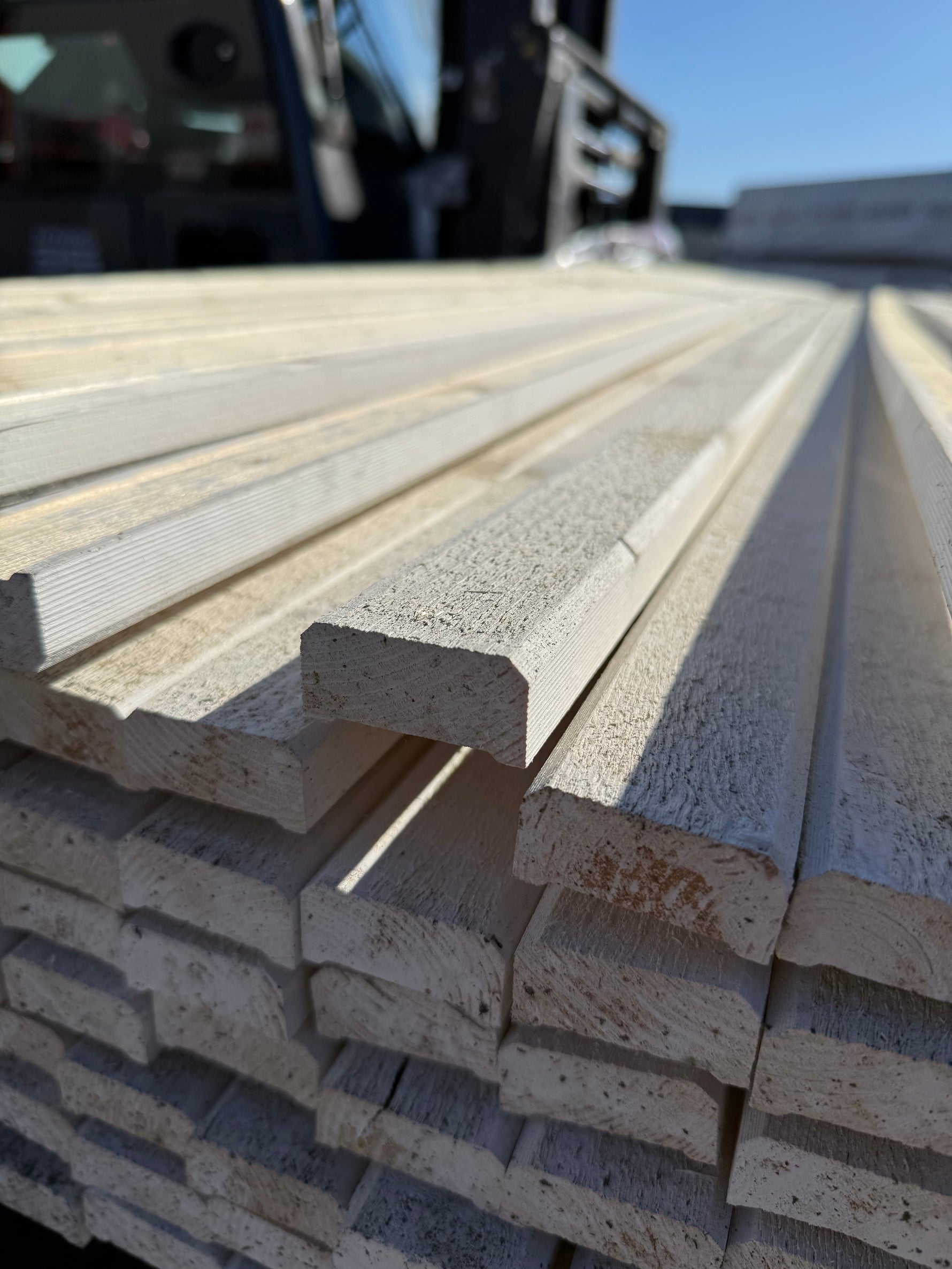 Paket Lockläkt 22x45mm, 170st 4.80m- Grundmålade