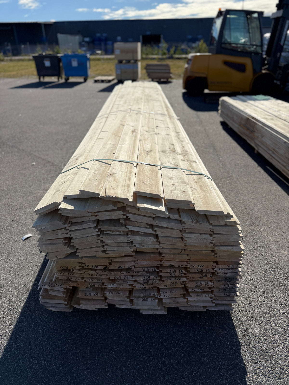 Paket Dubbelfasspont 22x145mm 5,40m 182st Obehandlade