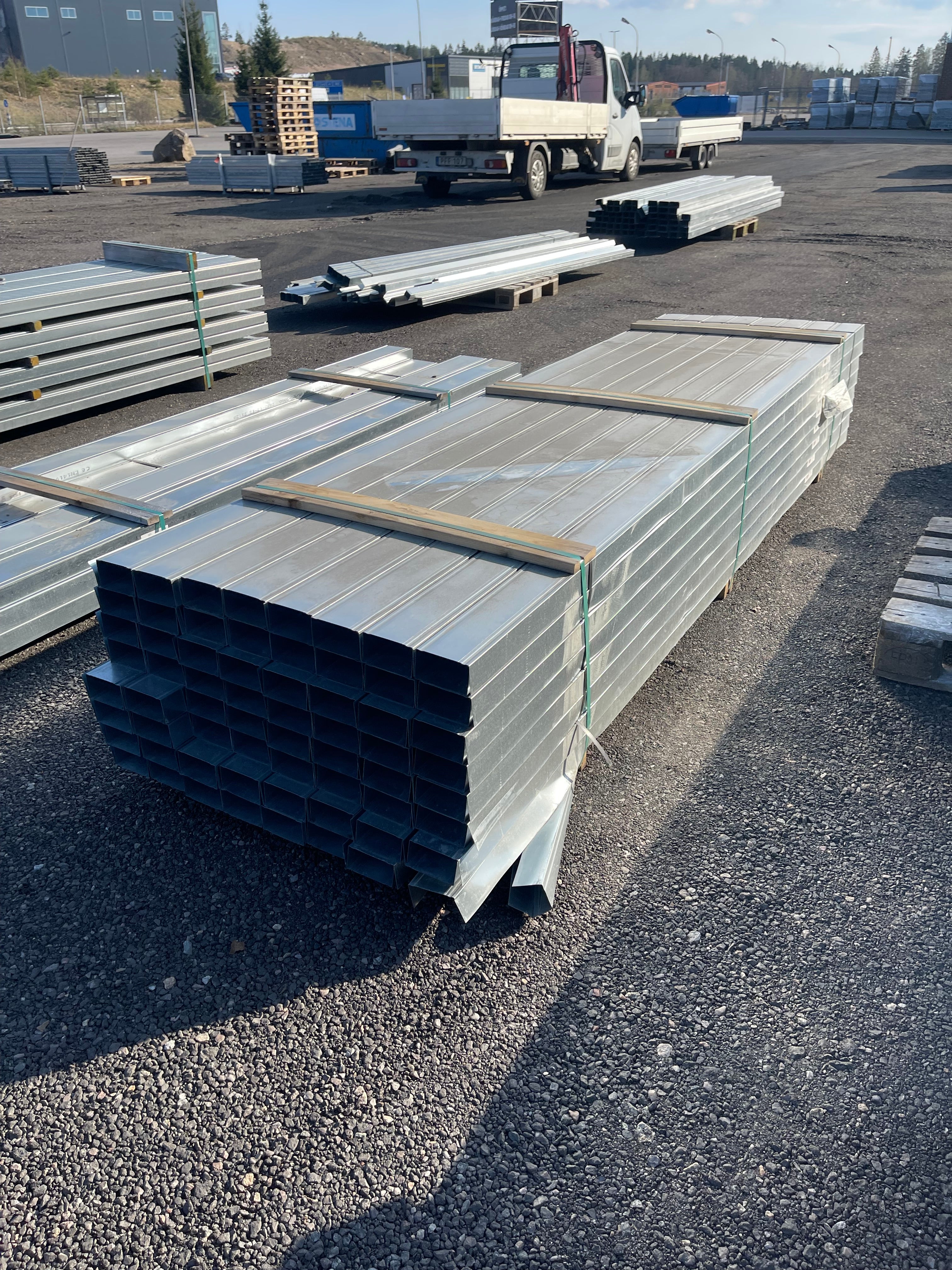 Paket Stålskenor – 55×95 mm – 128 st