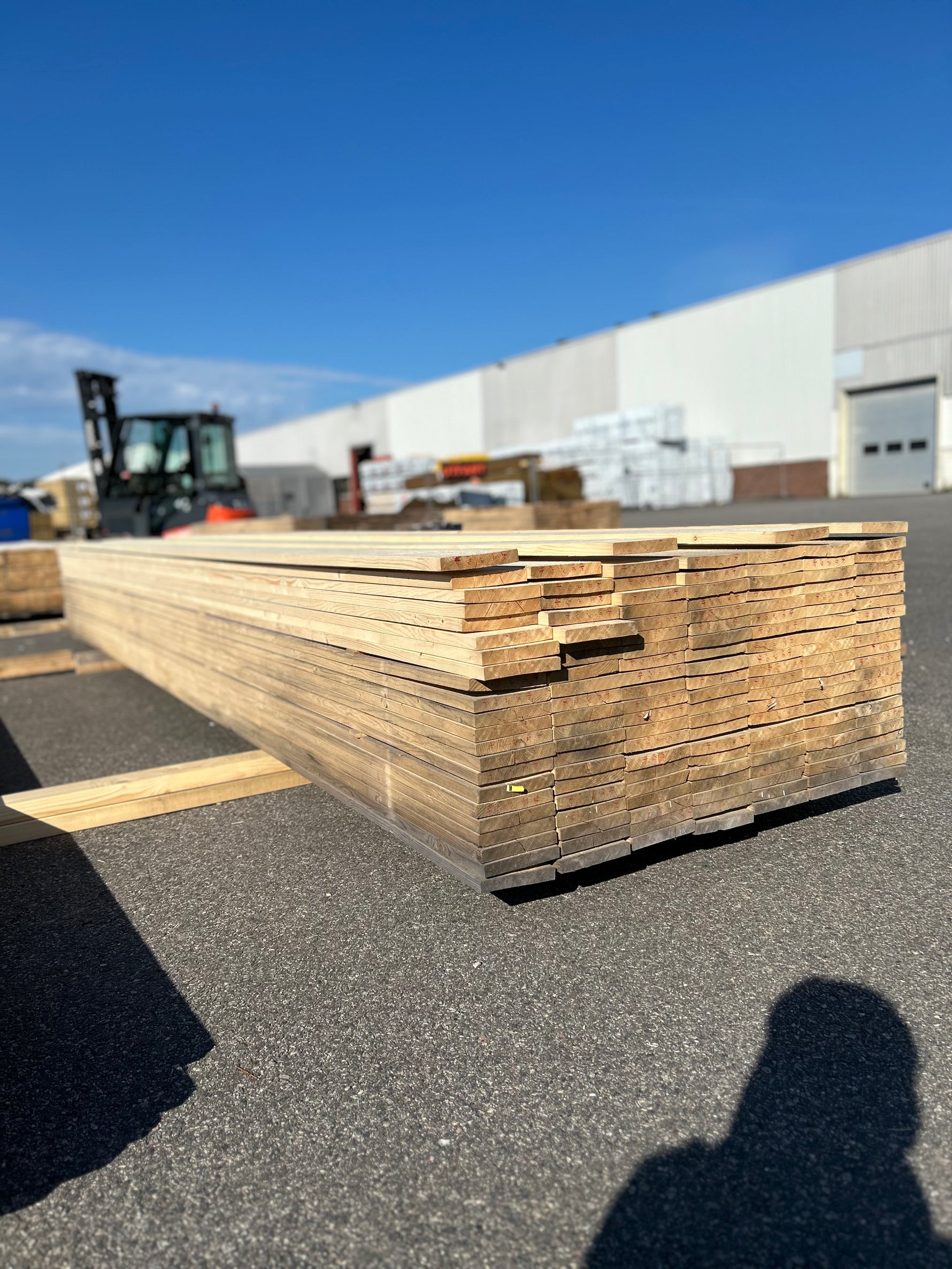 Paket Finsågade Brädor 22x145mm, 151st 4.80m Obehandlad