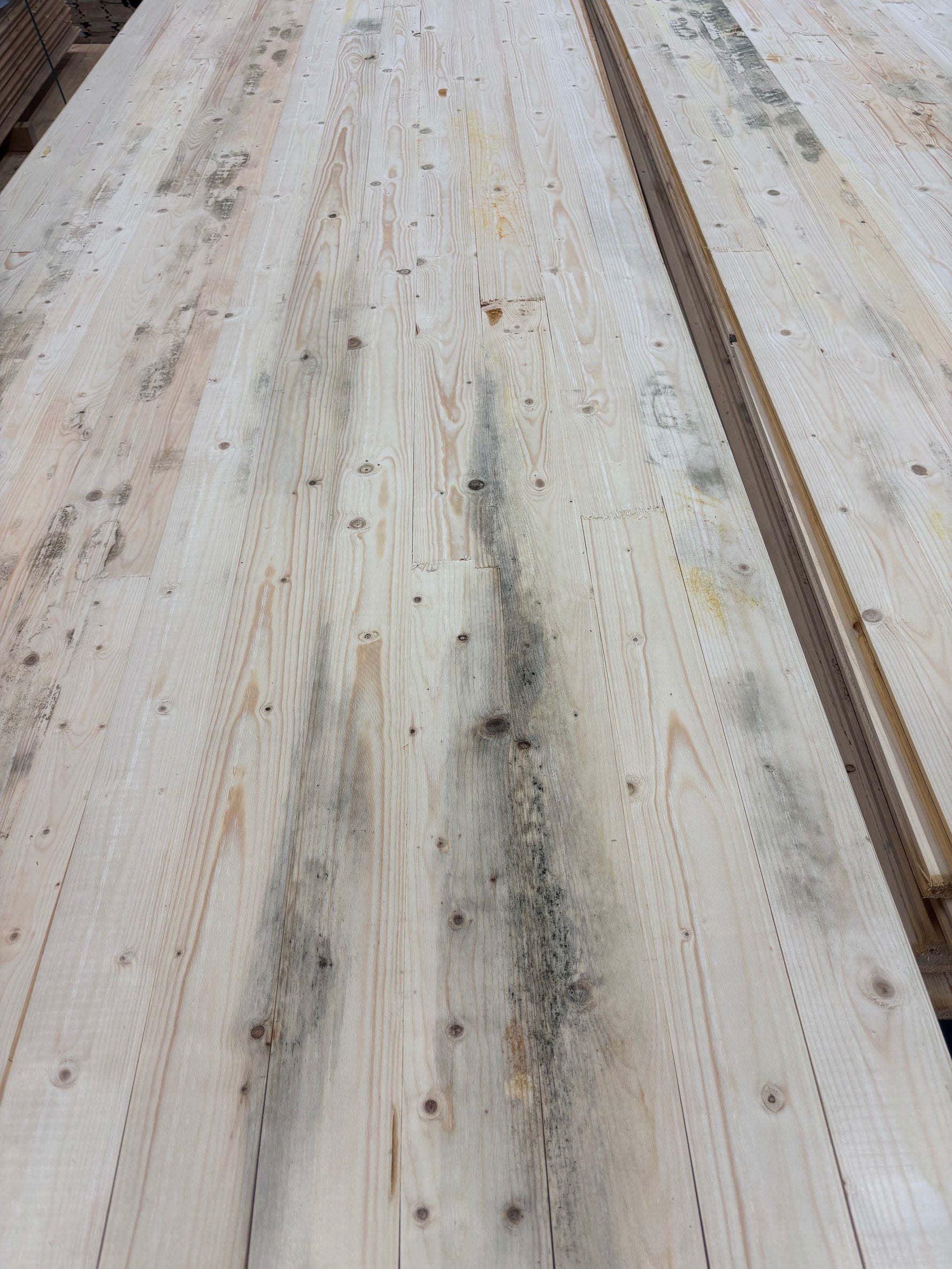 Paket Råspontluckor 20x540x3600mm 23st (Fuktskadat)