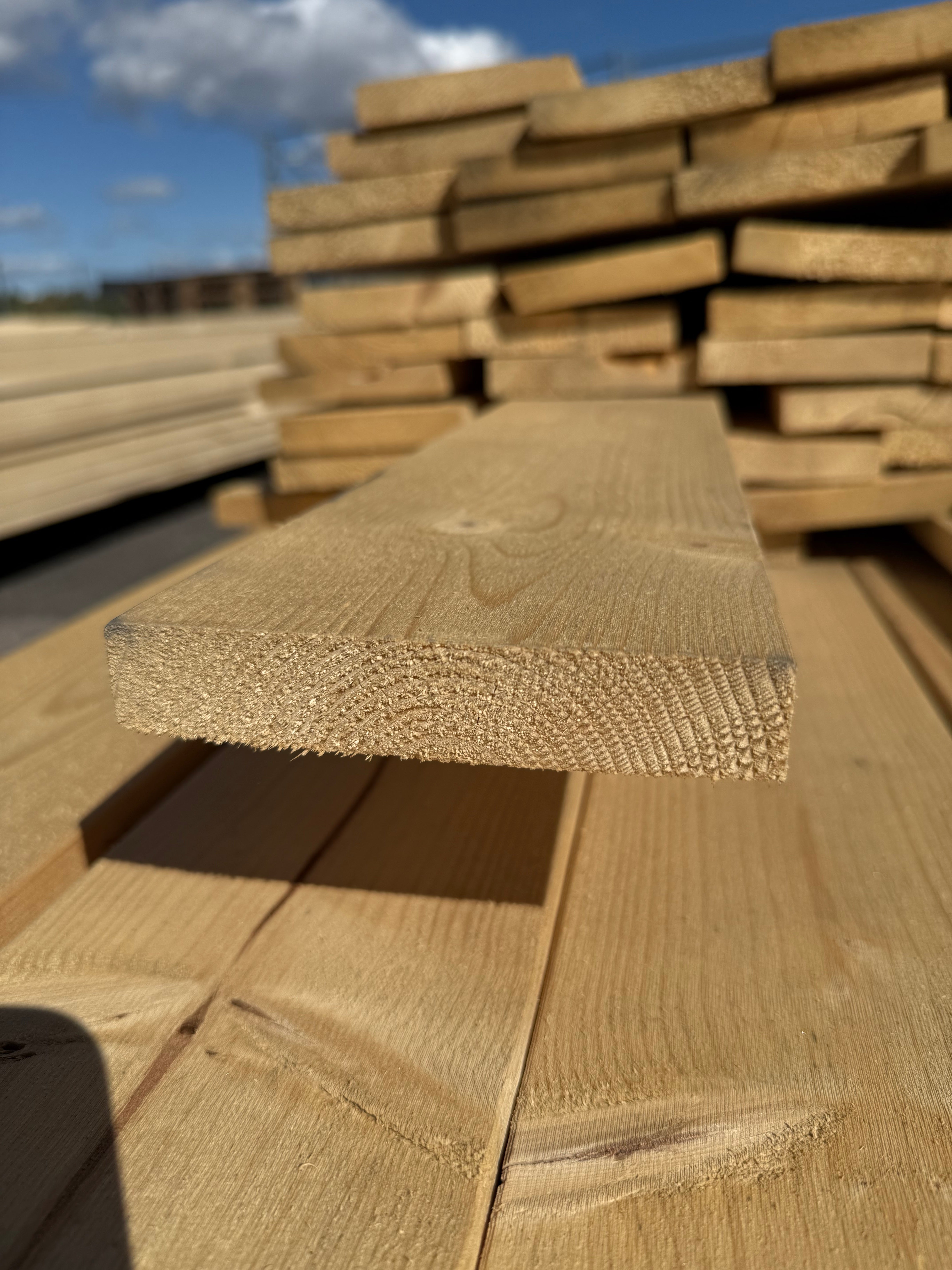 Paket Finsågad Panel 22x120mm 114st 3.0–3.60m – Andra sortering