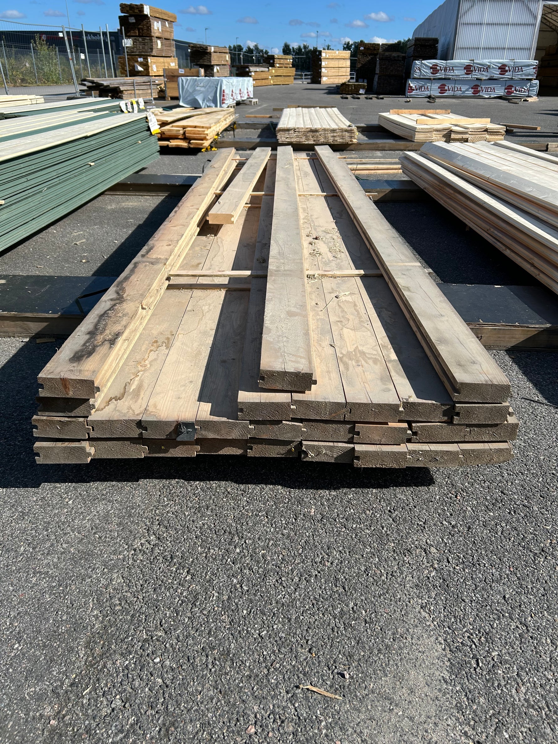 Paket Slätspont 45x120mm 3,90m 28st Väderbitet