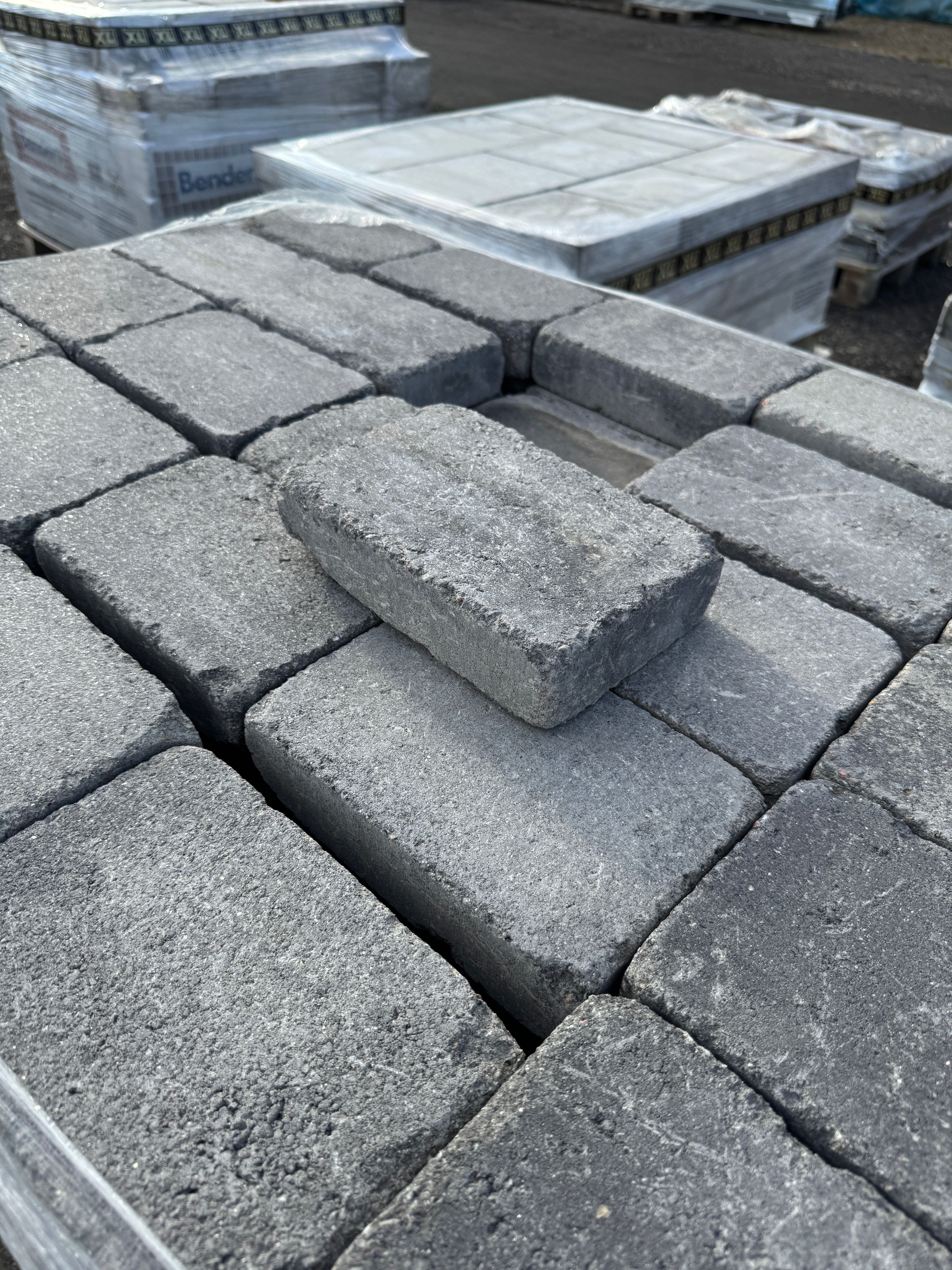 5 Pall Marksten Labyrint Antik Hel 210x140x50mm Gråmix&nbsp;