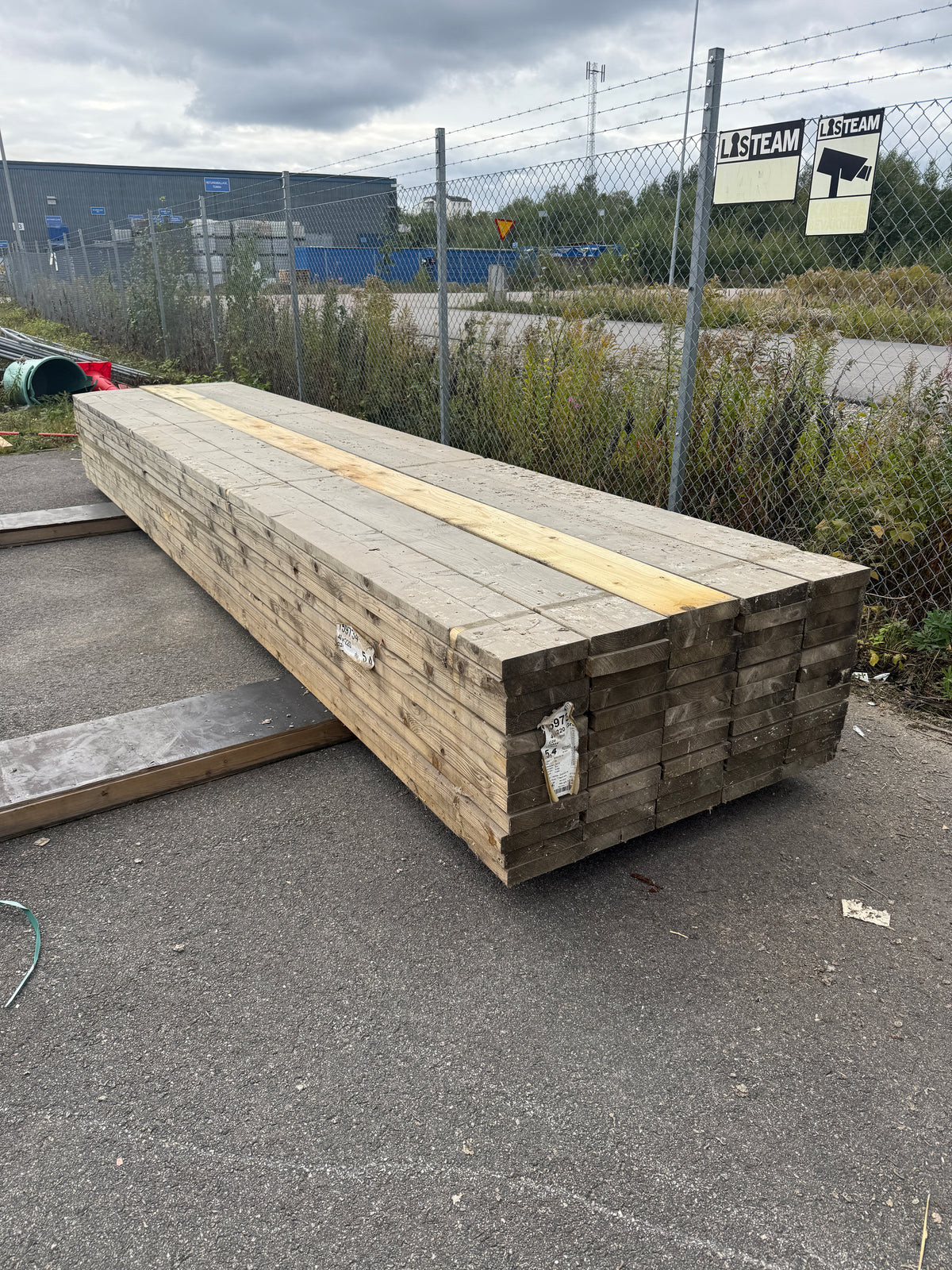Paket Tryckimpregnerade Reglar 45x220mm 5,40m 60st Gran (Dålig impregnering)