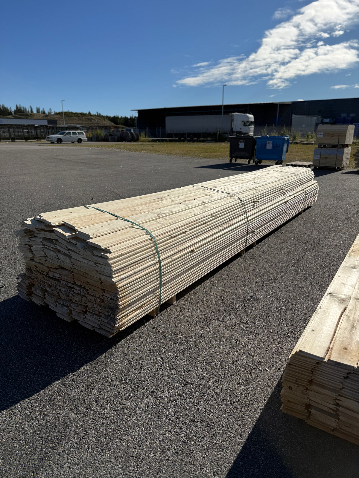 Paket Dubbelfasspont 22x145mm 5,40m 182st Obehandlade