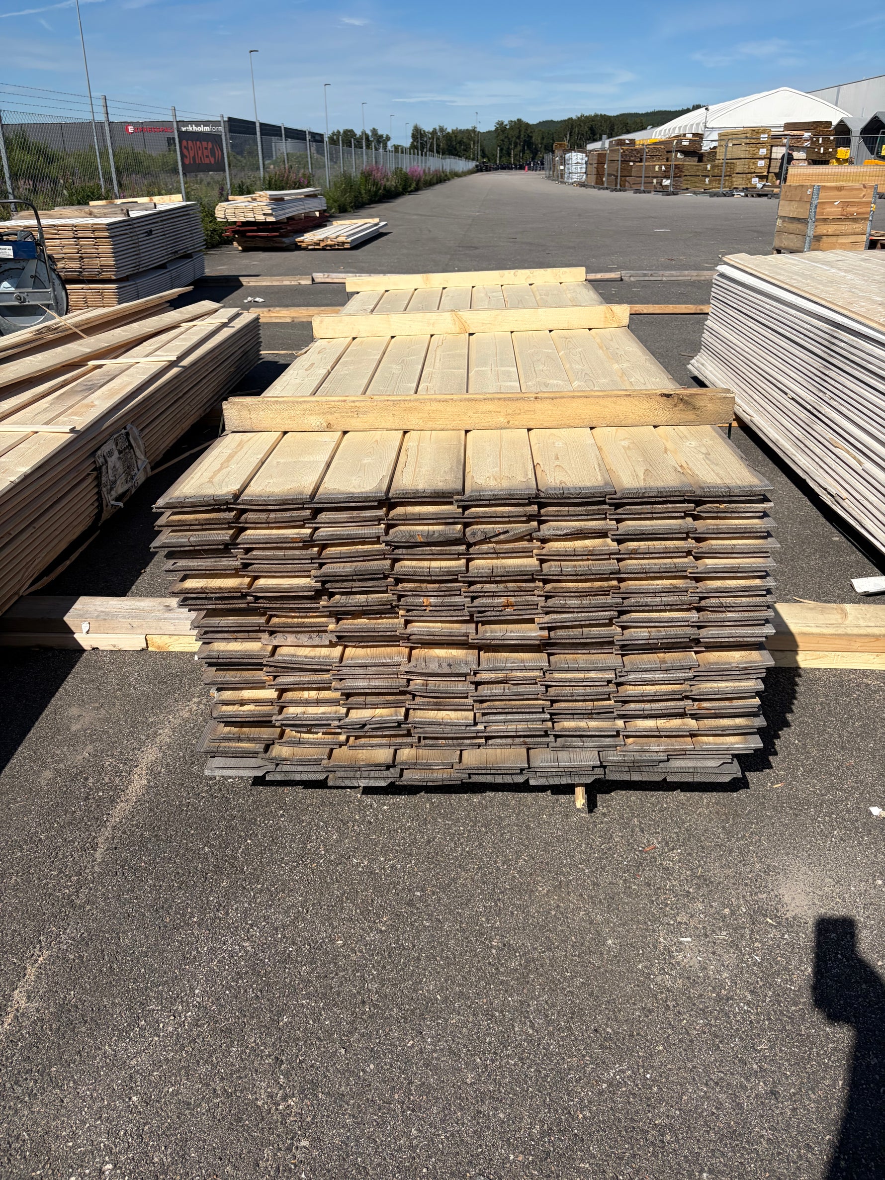 Paket Ytterpanel Enkelfas Fals Ändspont 22x145mm, 152st 3.60m