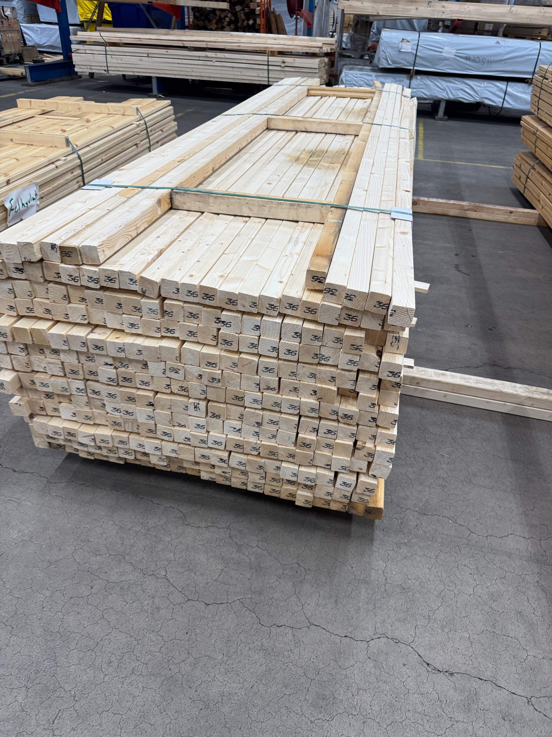 Paket Reglar 45x45mm, 3,60m, 263st