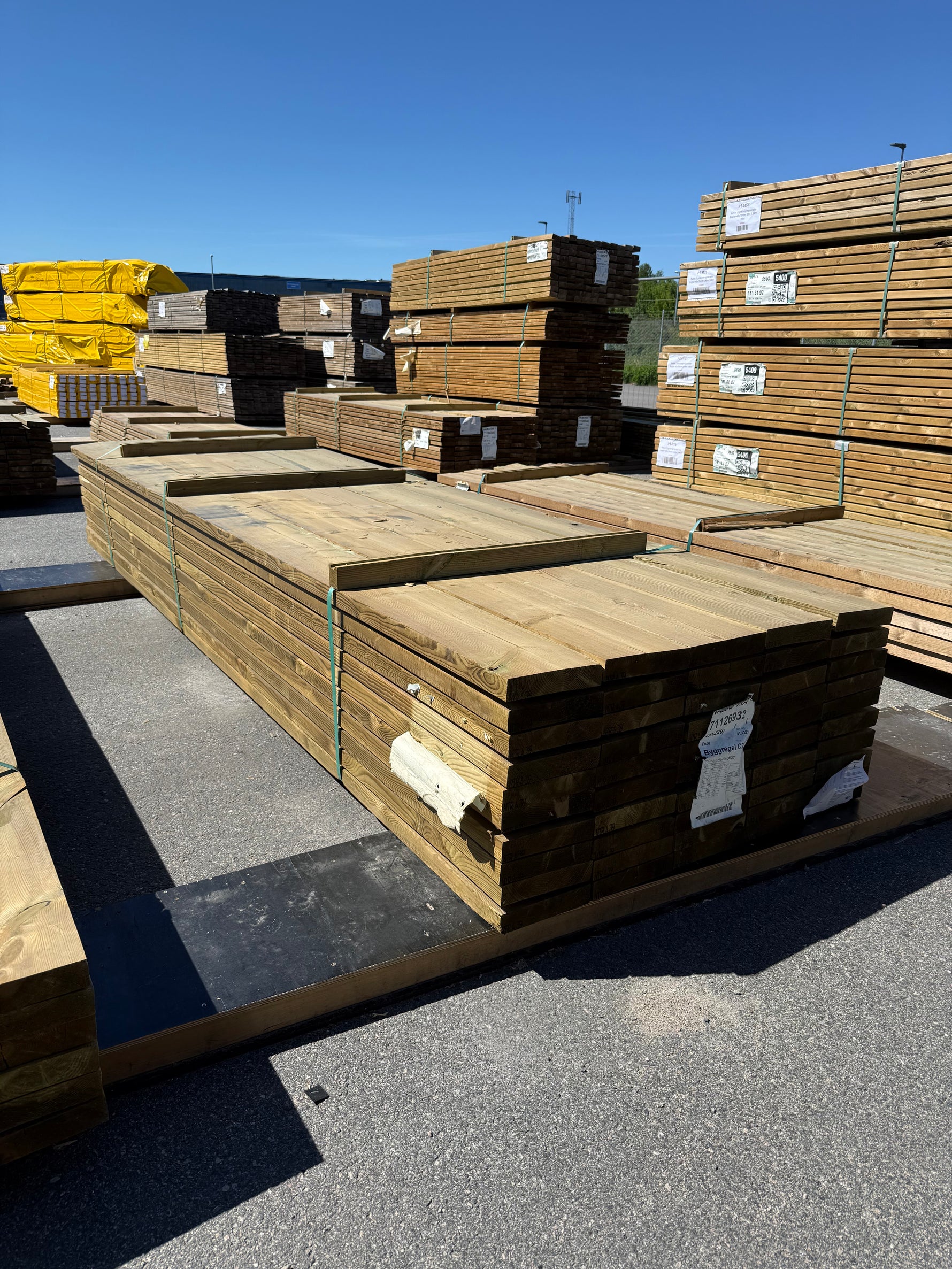 Parti Tryckimpregnerade Reglar 45x220mm 3.90m 50st NTR A