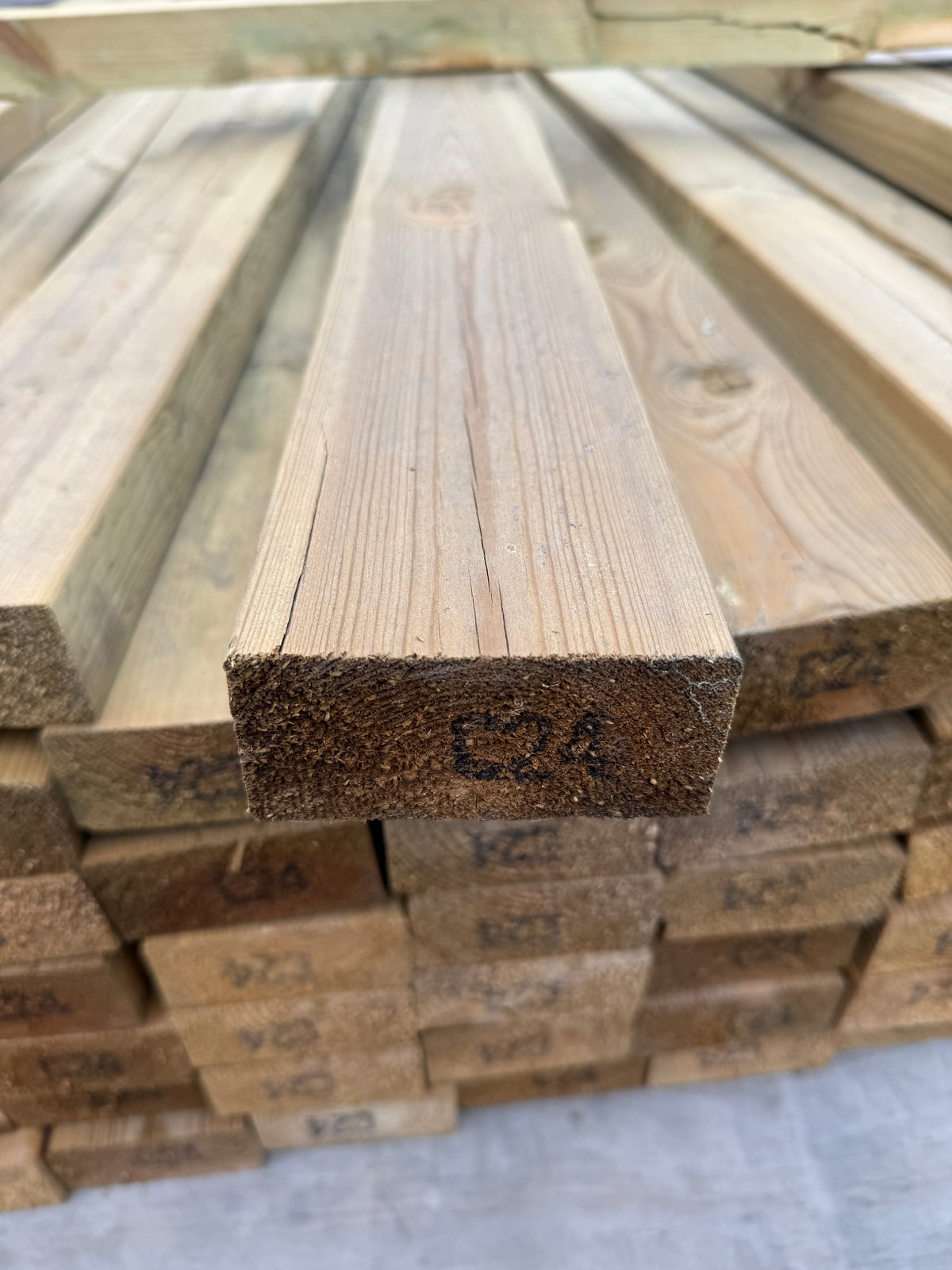 Parti Tryckimpregnerade Reglar 45x95mm 3.30m 72st- Furu C24