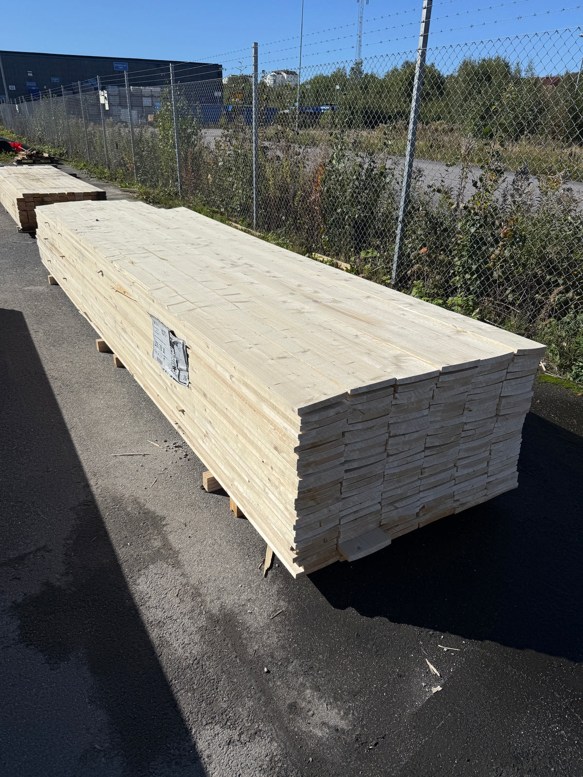Paket Finsågade Brädor 22x170mm 3,60–4,80m 156st (Andra Sortering)