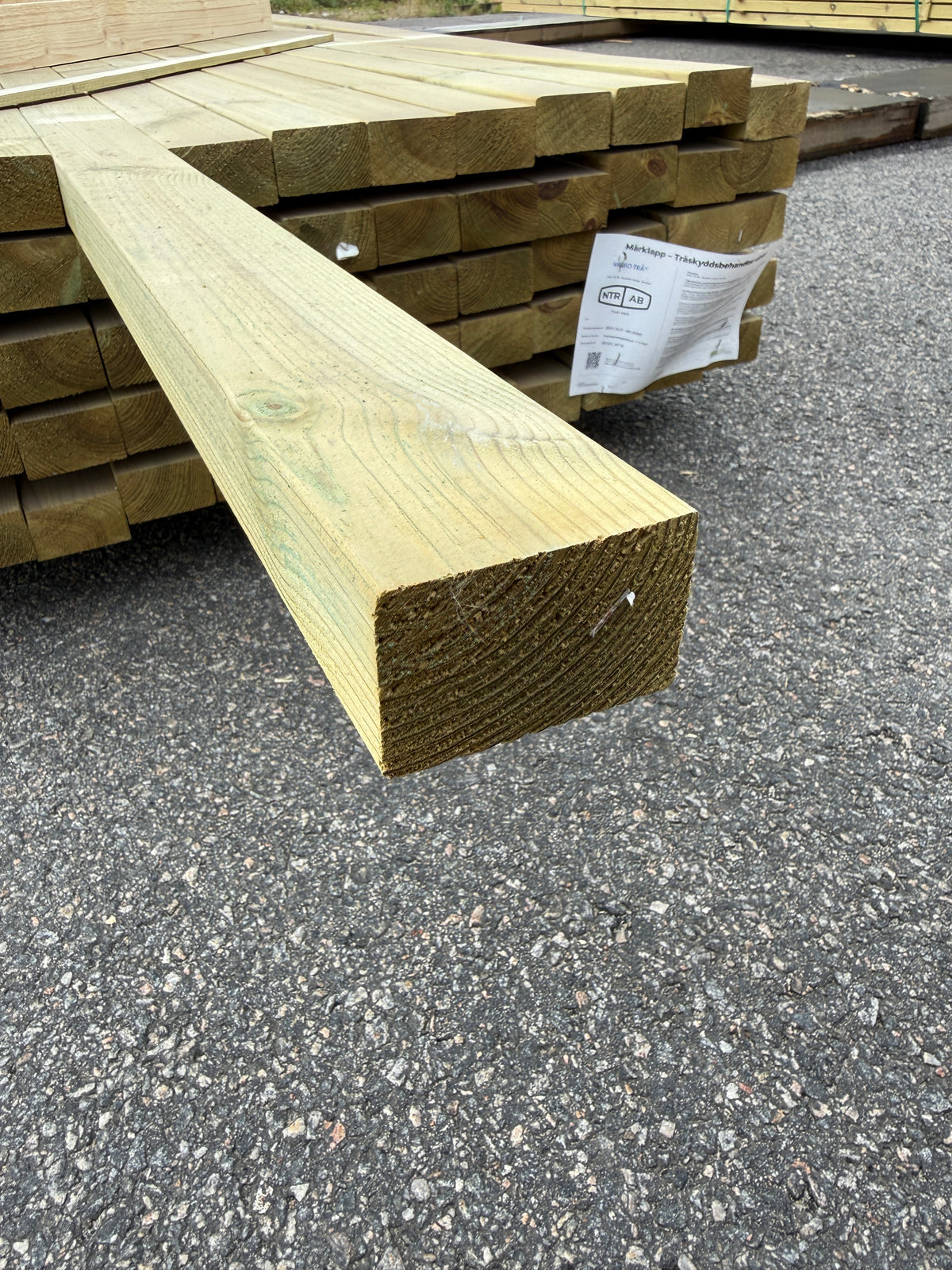 Paket Tryckimpregnerade Reglar 45x70mm, 140st 5,40m