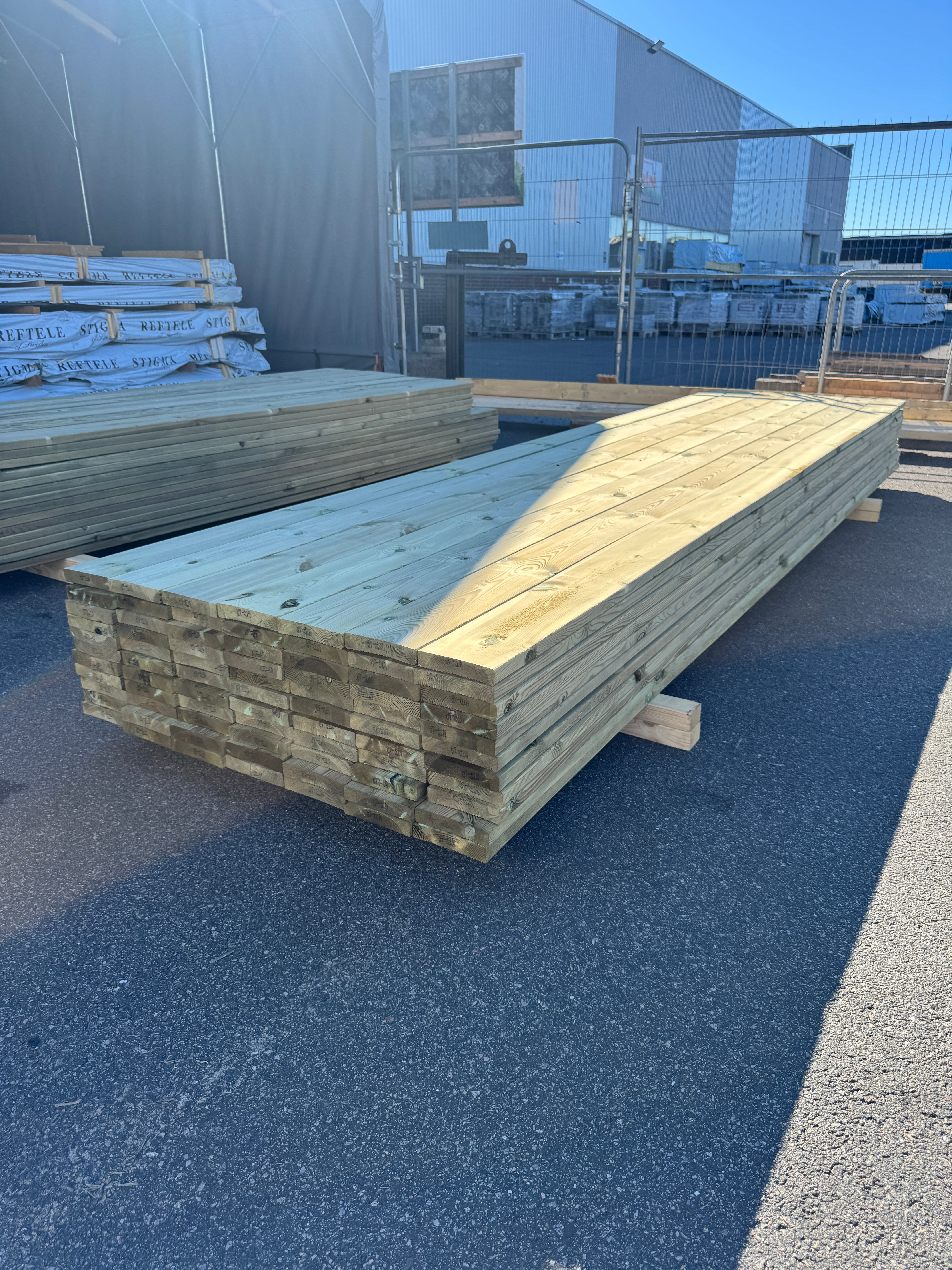 Paket Rillad Trall 28x145mm – 77 st (4,20 m, furu, NTR AB, B-sort)