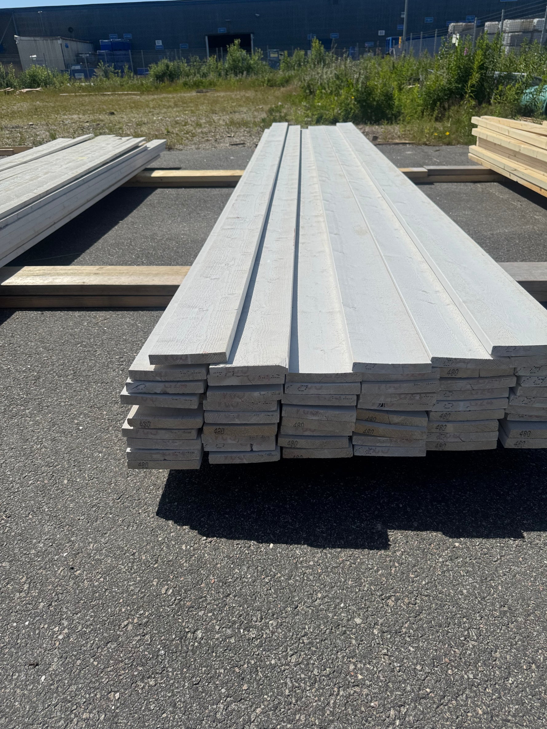 Paket Finsågade Klädselbrädor 22x145 mm, 55 st 4,80 m