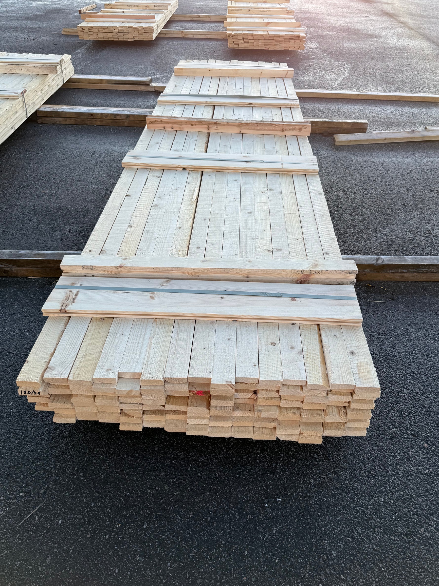 Paket Brädor 19x63mm – 120 st (4,20 m, gran, ohyvlad/råsågad) - Spirec