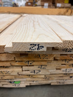 FOTAD PÅ HYVLADE SIDAN ISTÄLLET FÖR FINSÅGADE SIDAN Paket spontad panel 22x120 4,20 m 89 st - Spirec
