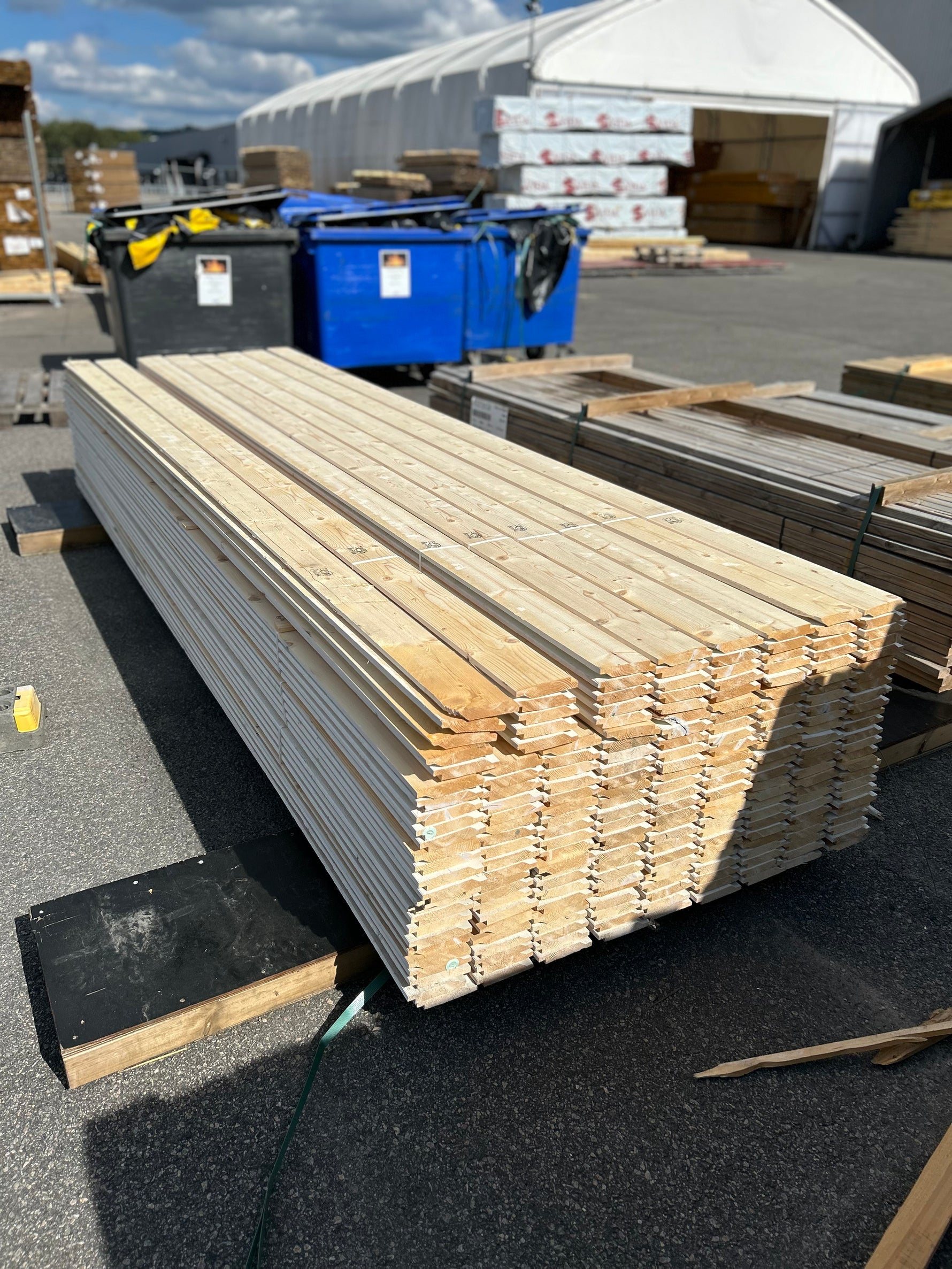 Paket Enkelfas Halvspont 22x120mm 3,60m 220st Grundmålade