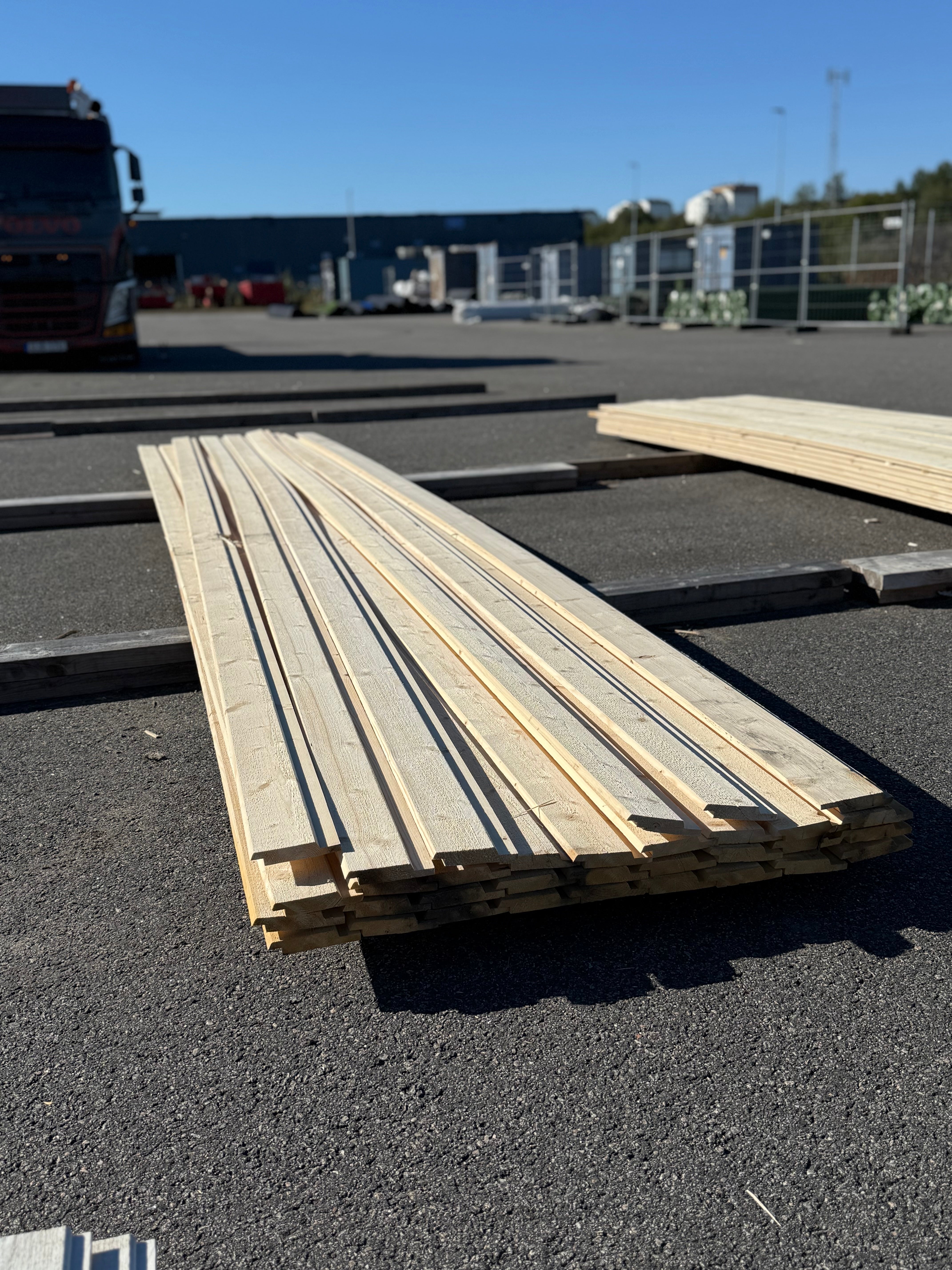 Paket Ytterpanel 22x120mm – 33 st (5,40 m, gran, obehandlad)