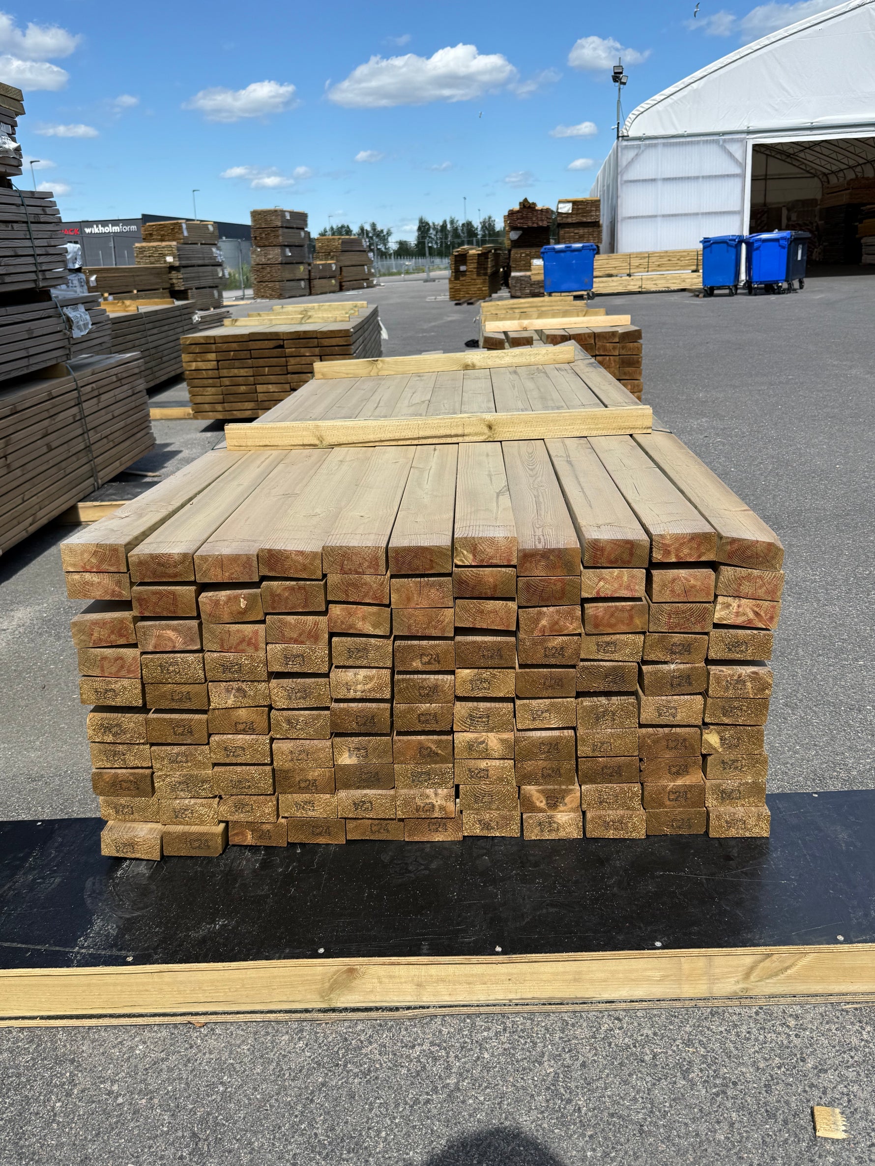 Paket Tryckimpregnerade Reglar 45x95mm, 110st 3.0m (C24)