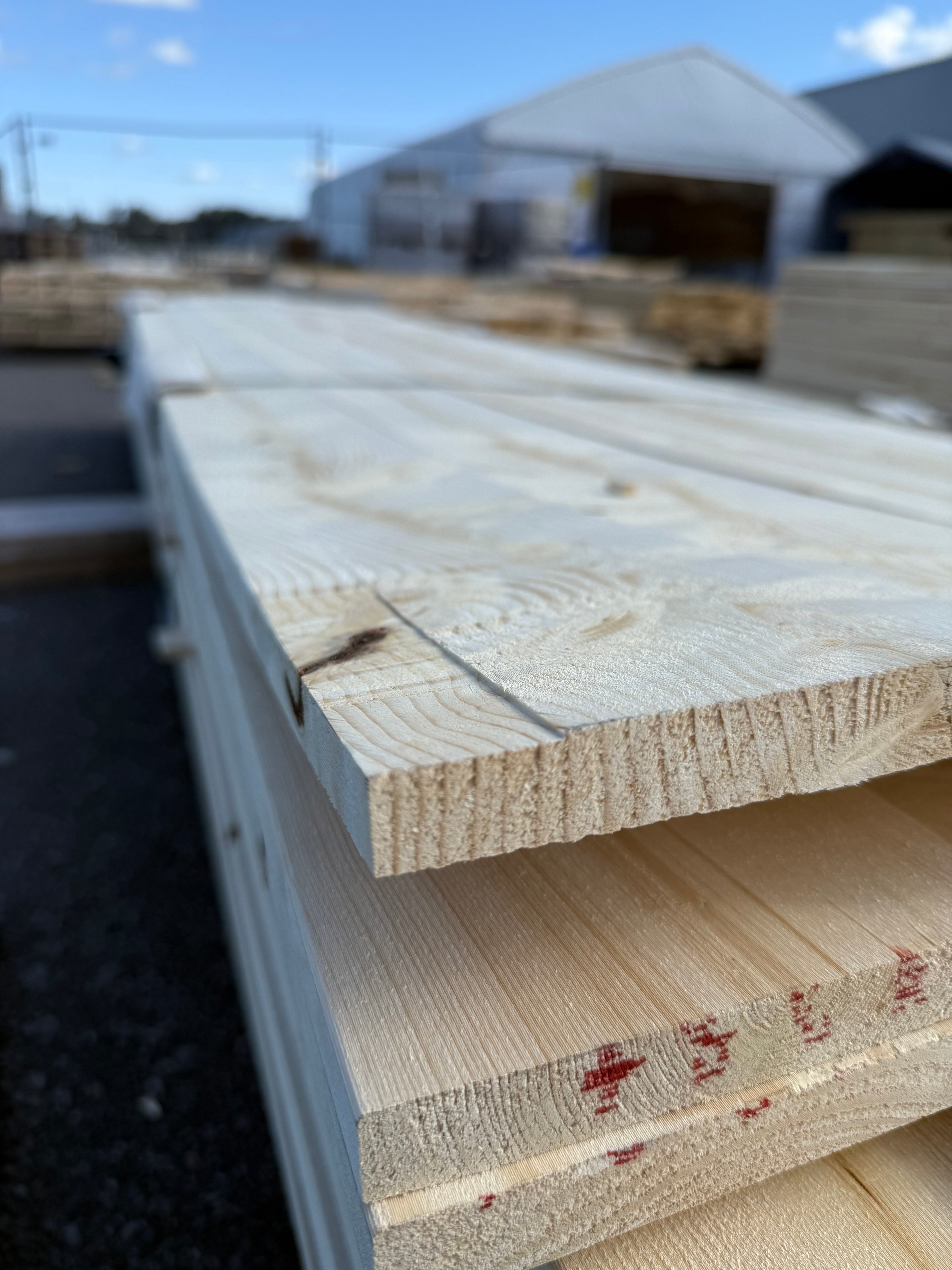 Paket Finsågad Panel 22x145mm 80st 3.0–5.40m – Andra sortering