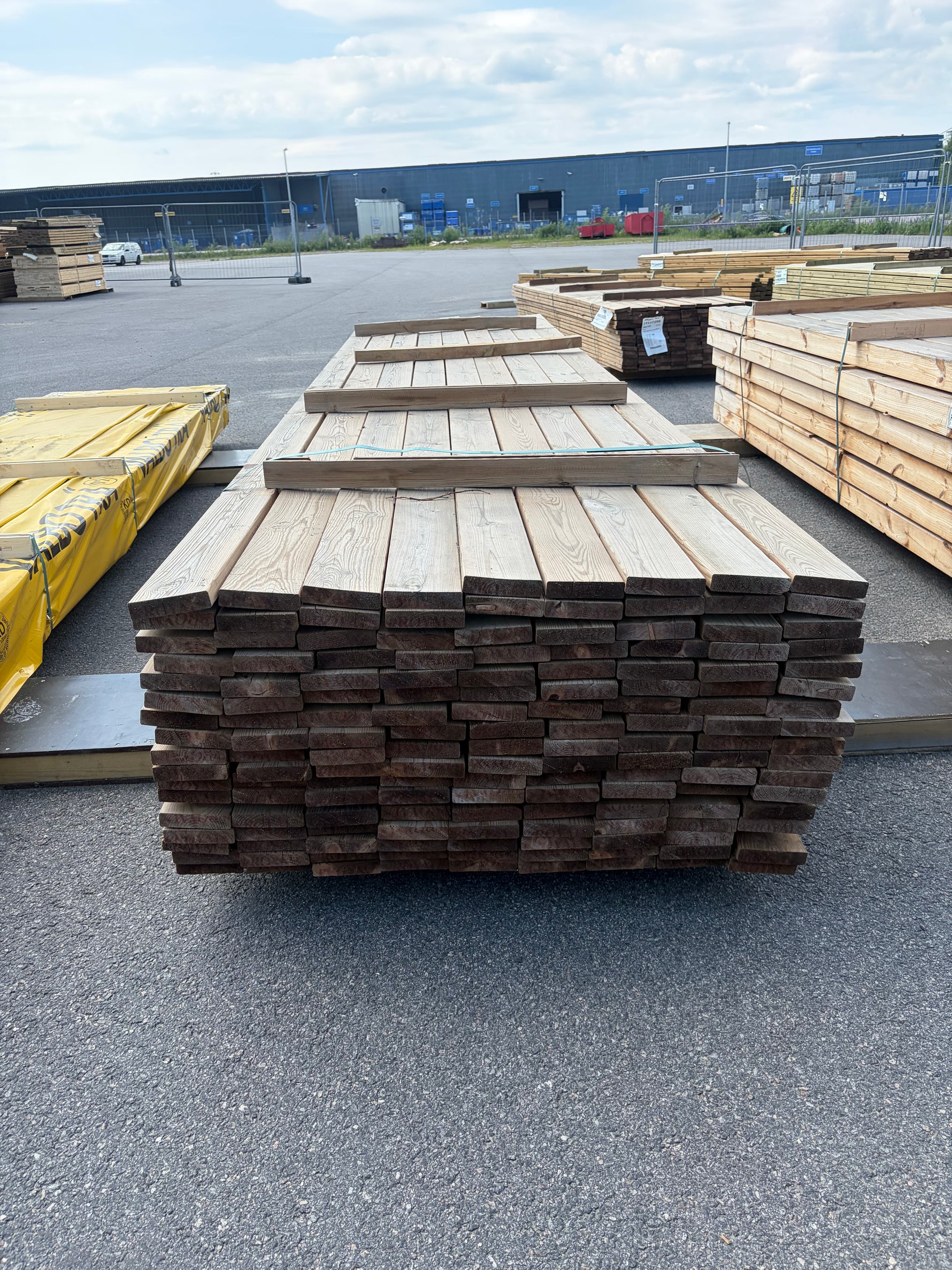 Paket Tryckimpregnerad Trall 28x120mm, 152st 4,80m (Brunimpregnerad)