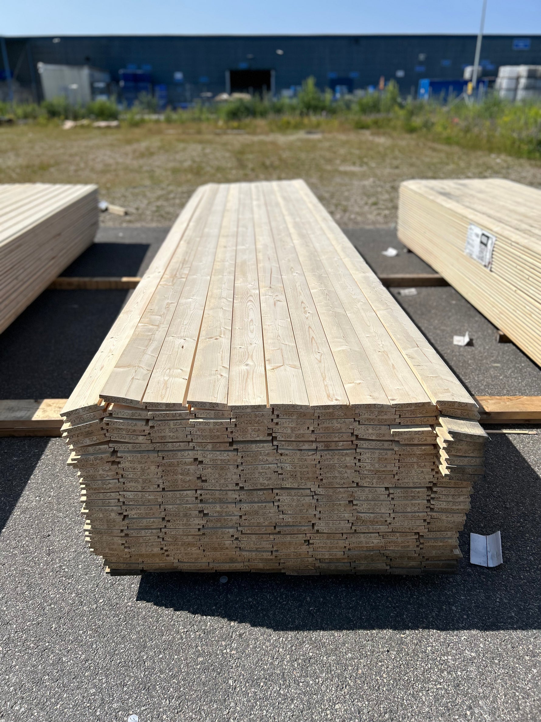 Paket Ytterpanel 22x120mm 4.80m 260st- Obehandlade