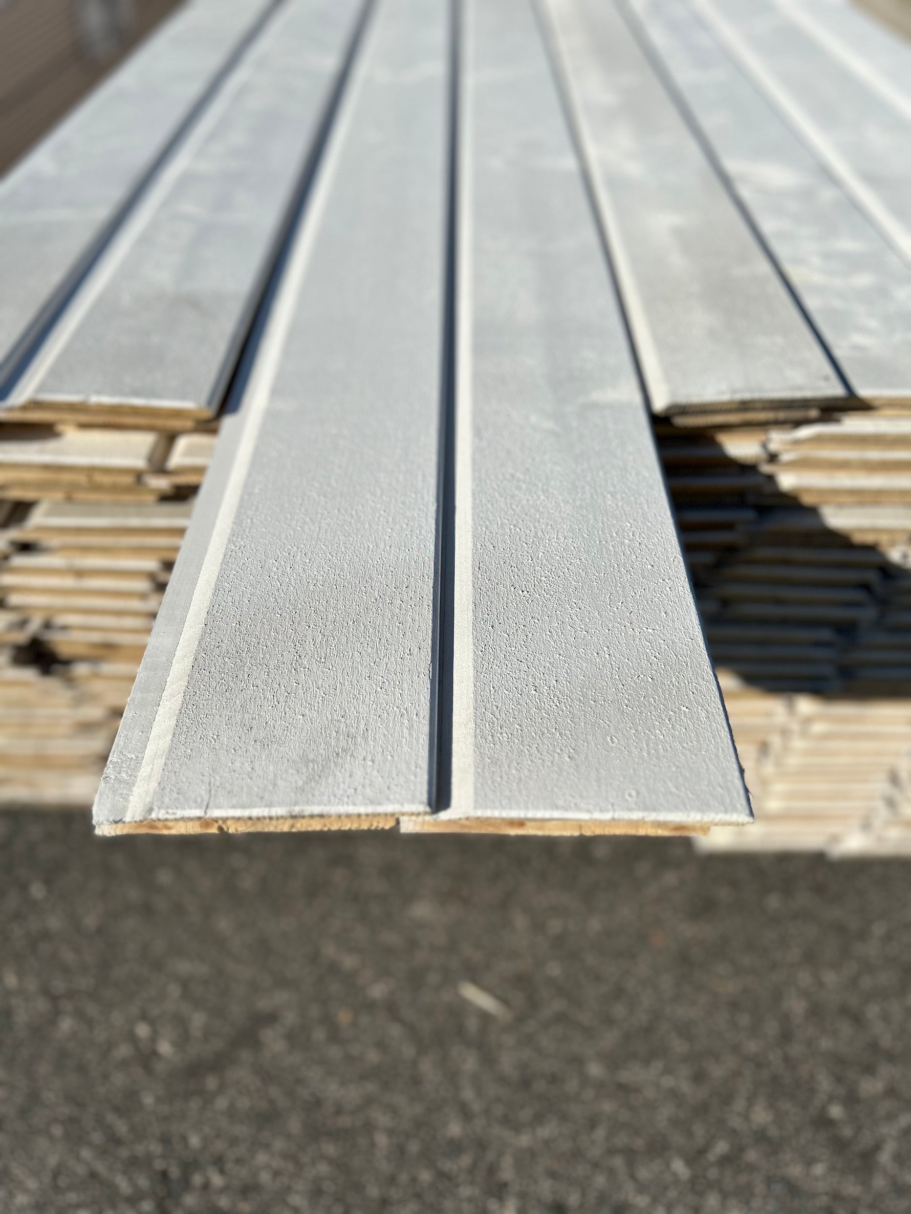 Paket Ytterpanel Dubbelfasspont 22x145mm, 208st 4.80m Grundmålad