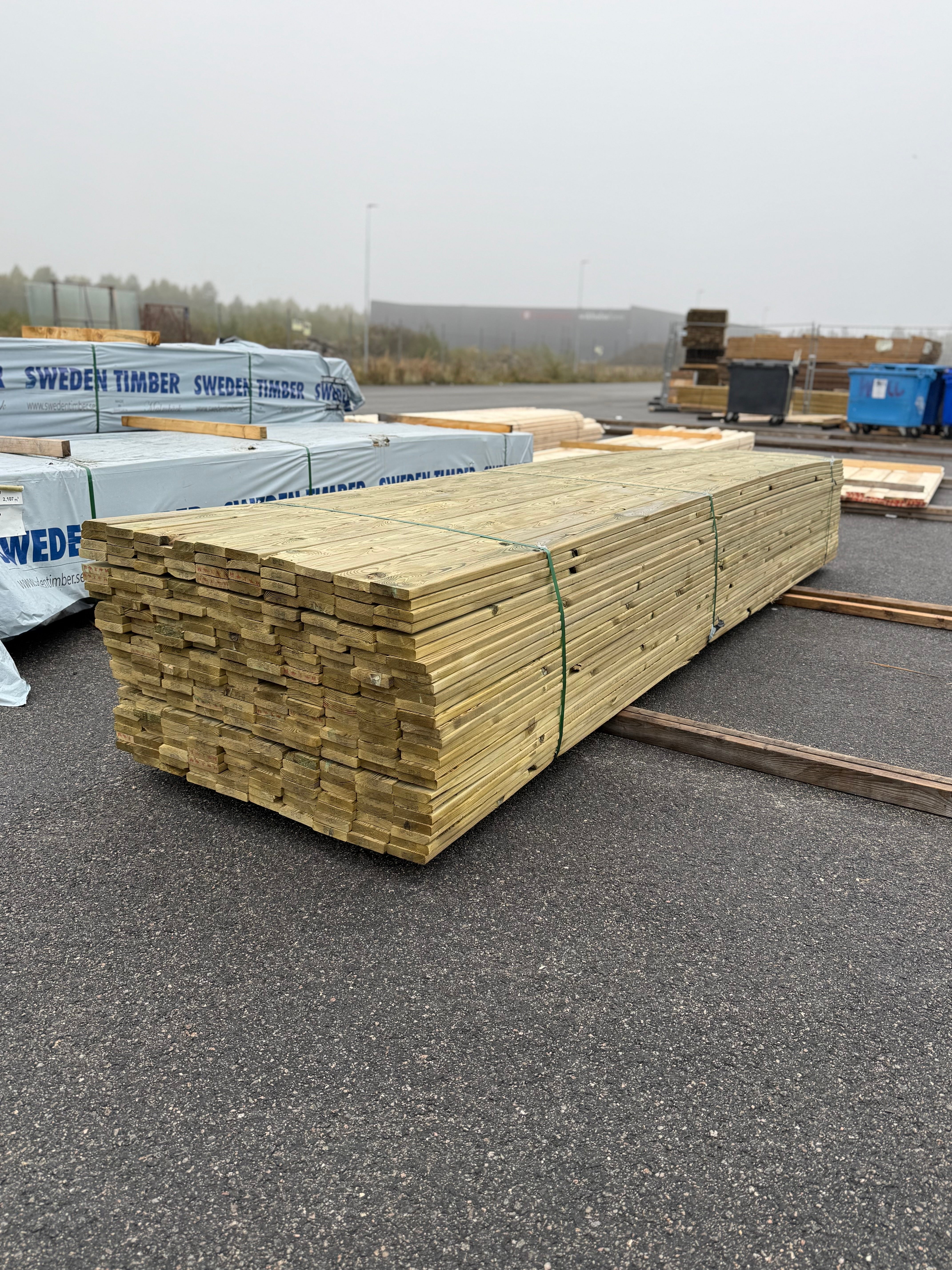 Tryckimpregnerad Trall 22x95mm Furu (Sekunda)