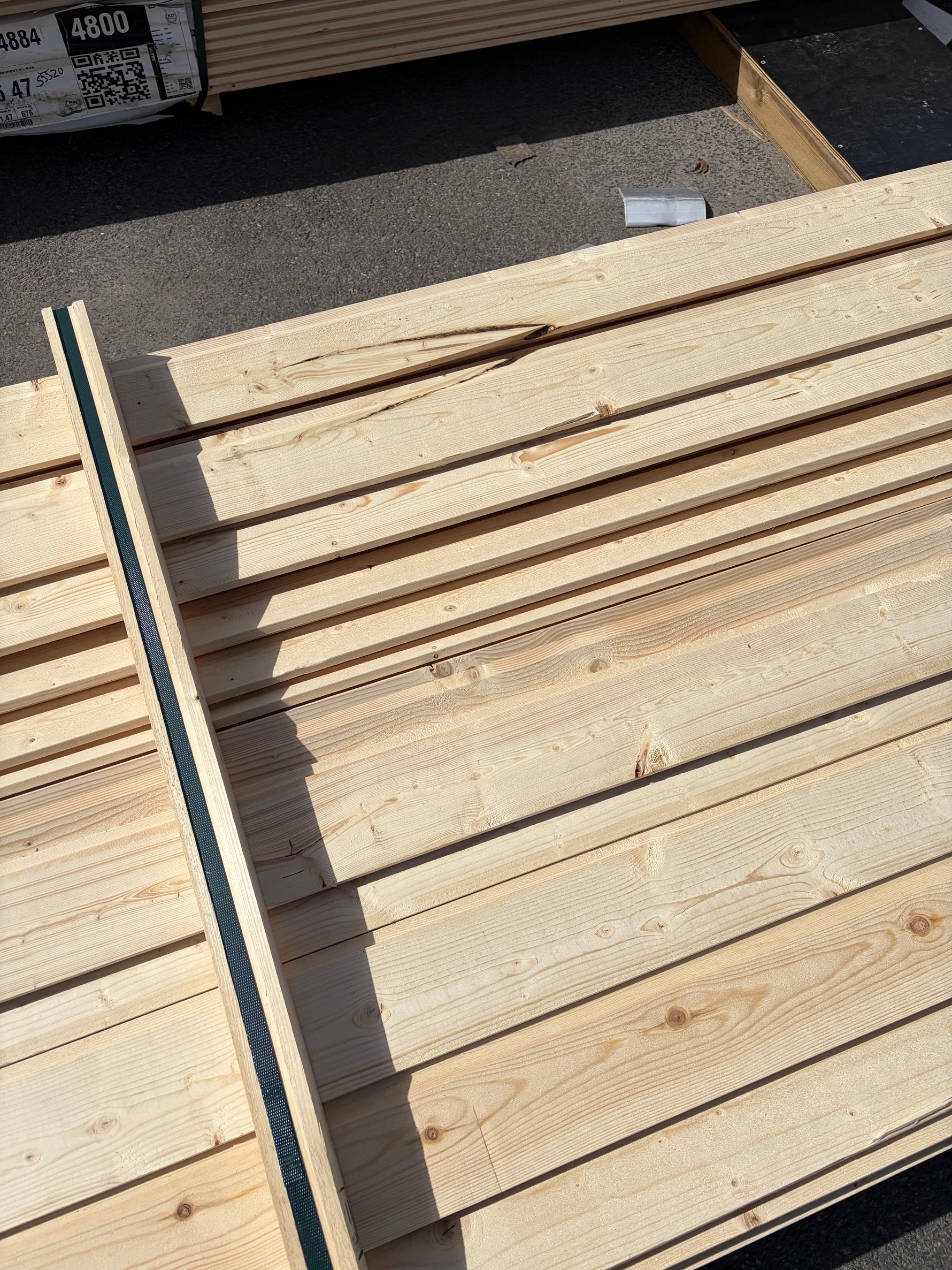 Paket Enkelfas Fals Ändspont 22x120mm, 100st 4,80m (Andra sortering)