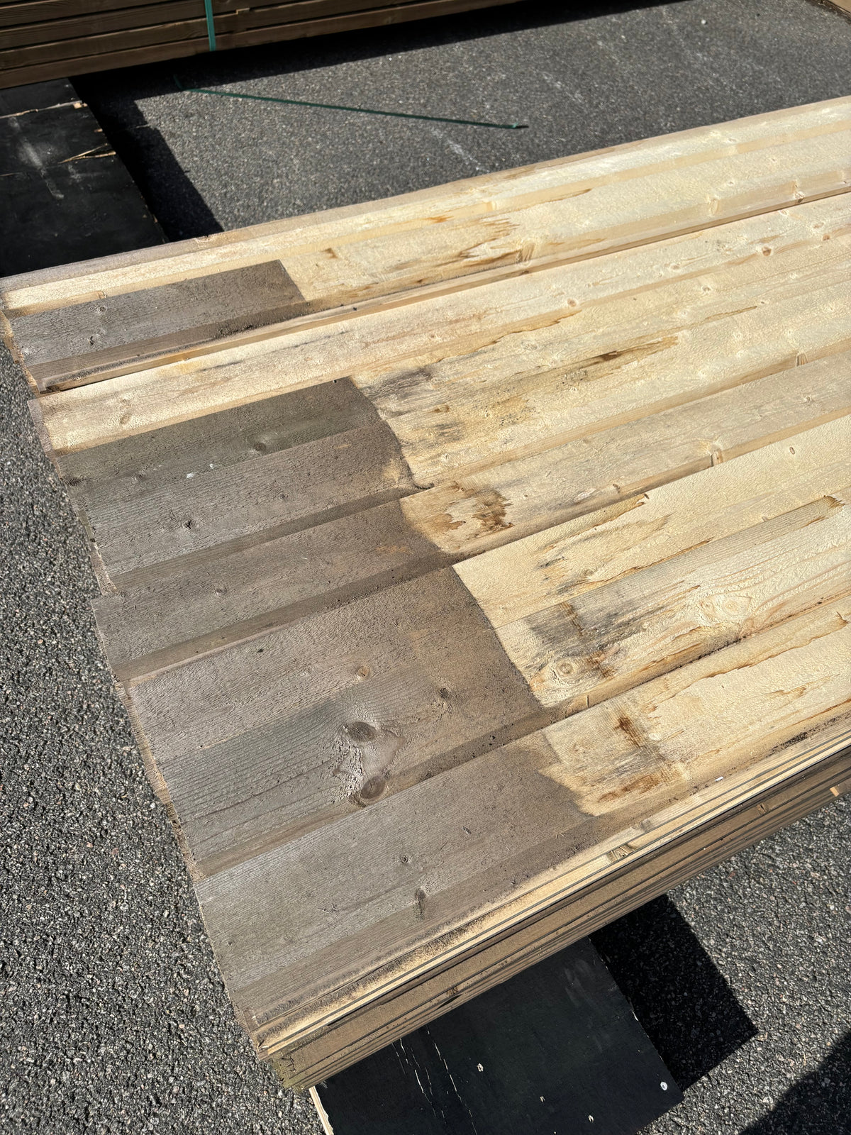 Paket Enkelfasspont 22x120mm, 202st 3,60m Obehandlad (Väderbitet)