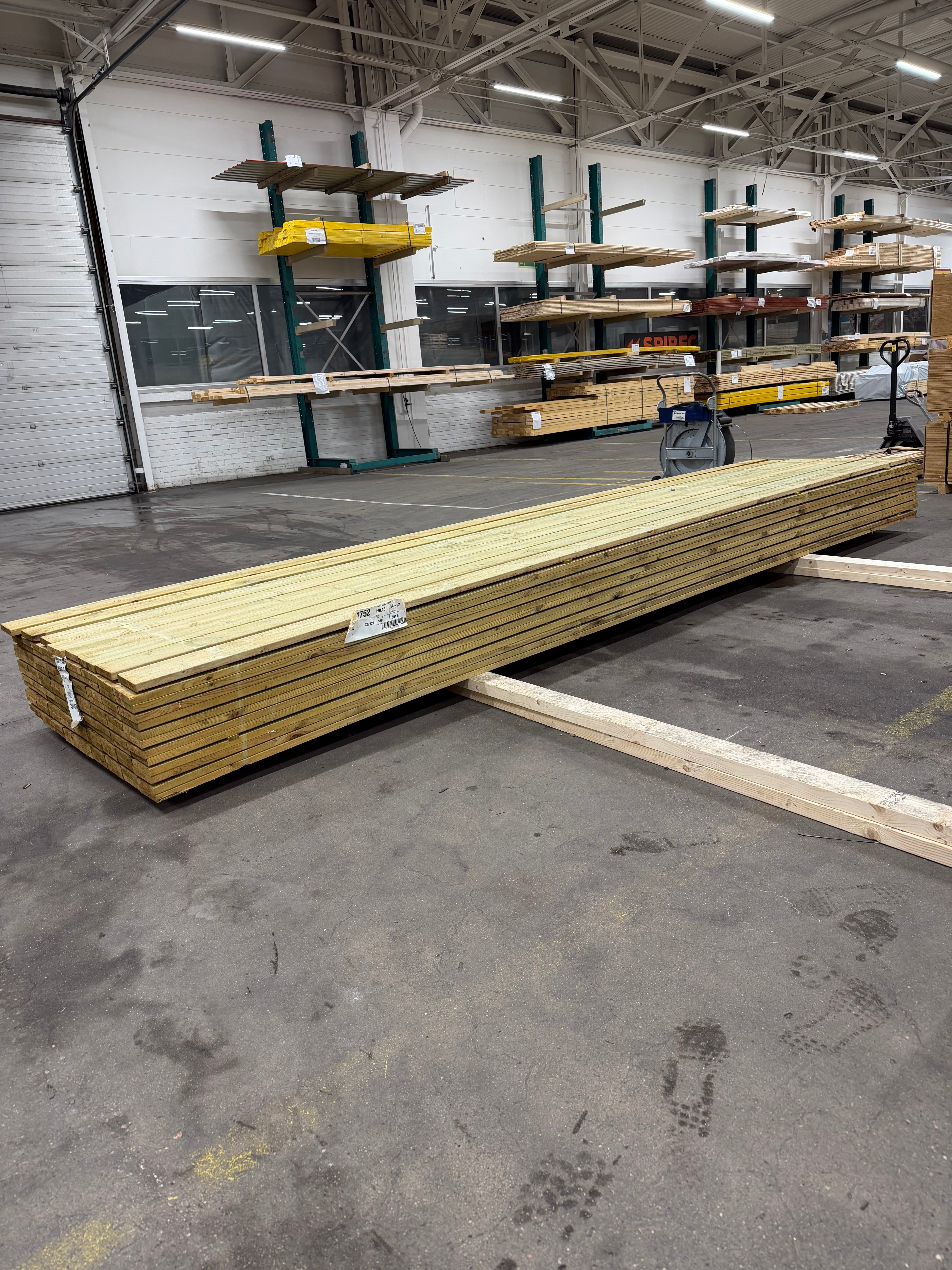 Paket Finsågad Panel 22x120 mm – 116 st 4,8 m, furu Tryckimpregnerad