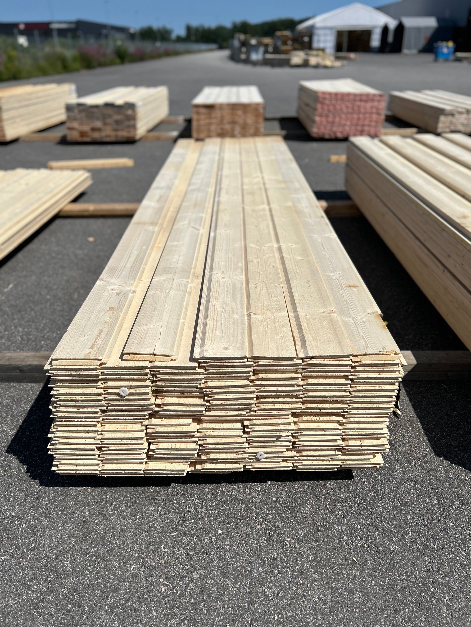 Paket Enkelfas Ändspont 22x145mm 3.60m 139st Obehandlad