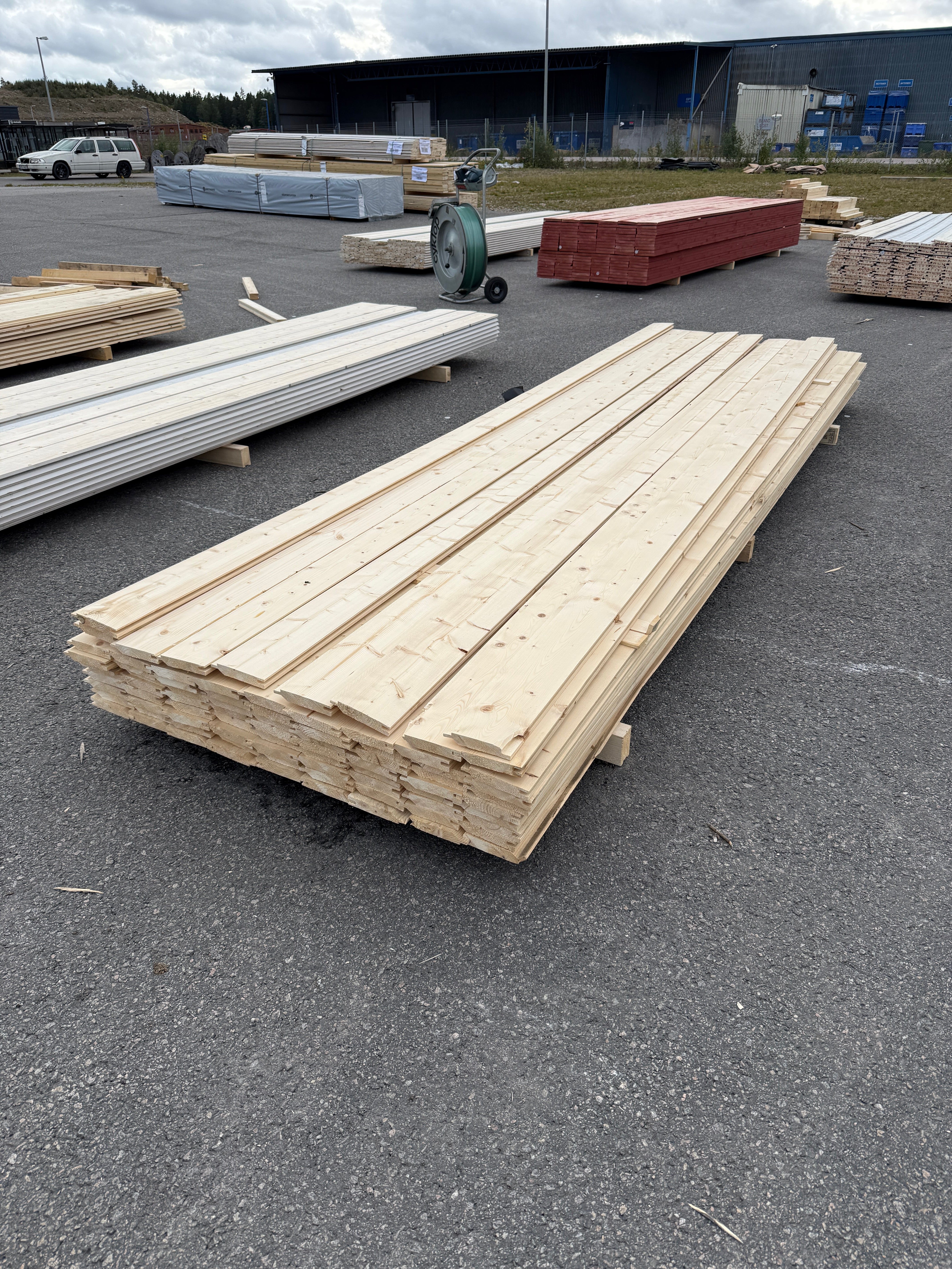 Paket Enkelfasspont 22x120mm, 82st 3,60m- Obehandlad