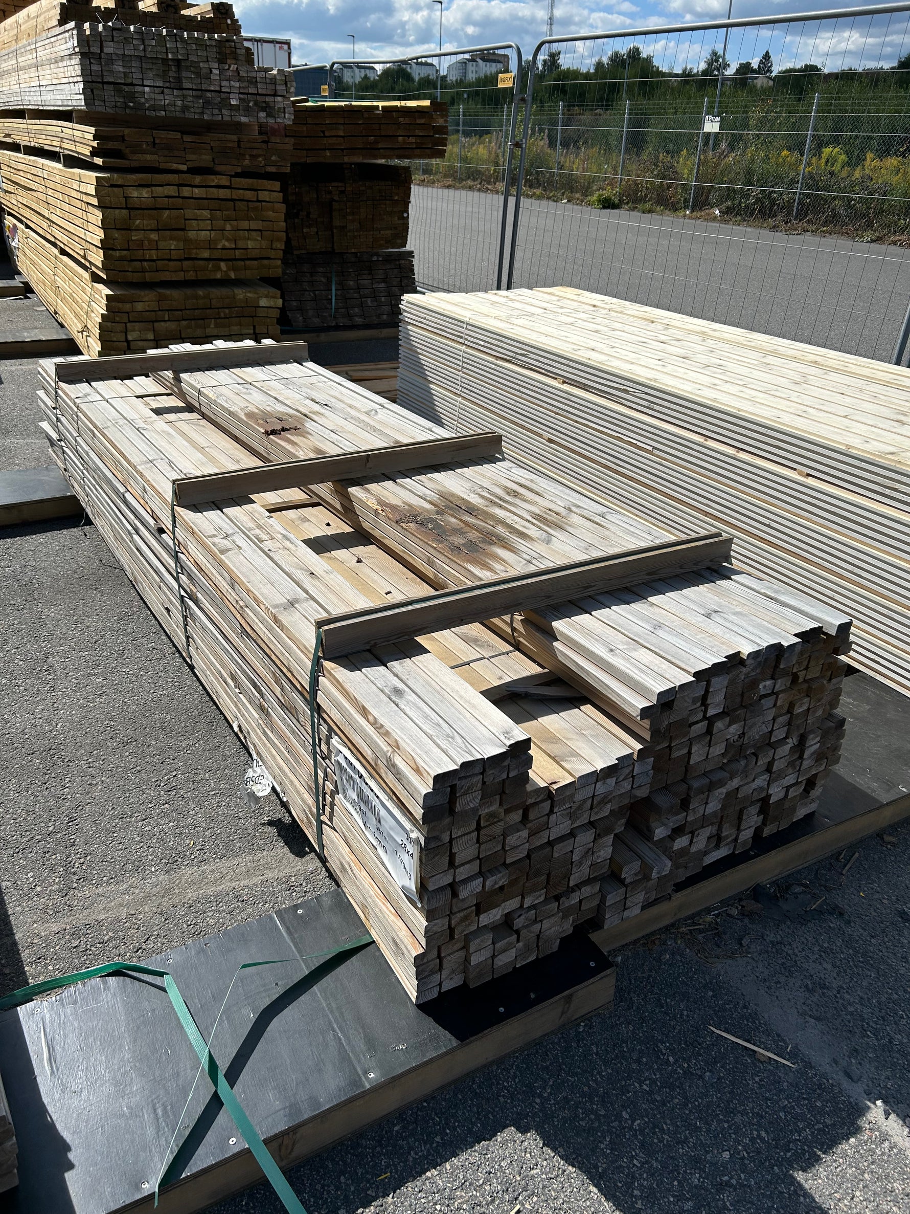Paket Tryckimpregnerad Staketläkt 28×45 mm – 328 st