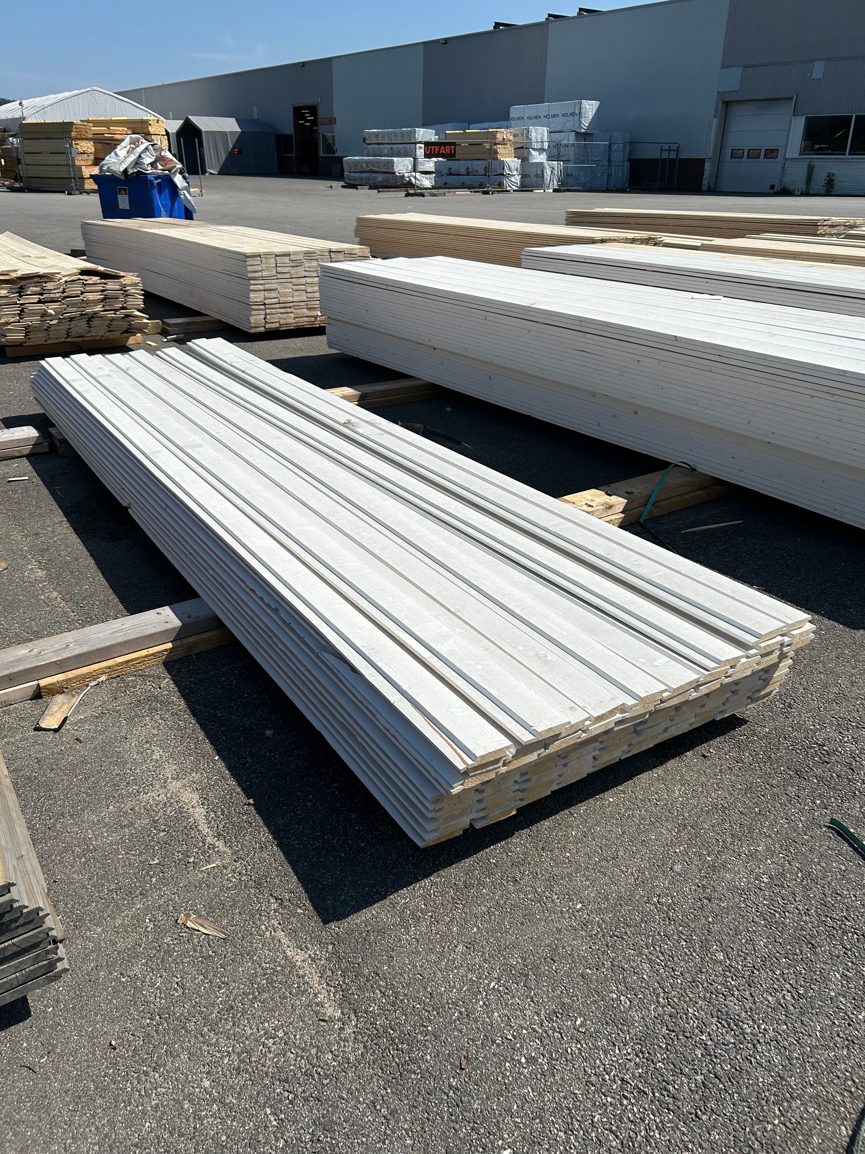 Paket Ytterpanel Dubbelfasspont 22x120mm 4.20m 92st- Obehandlade