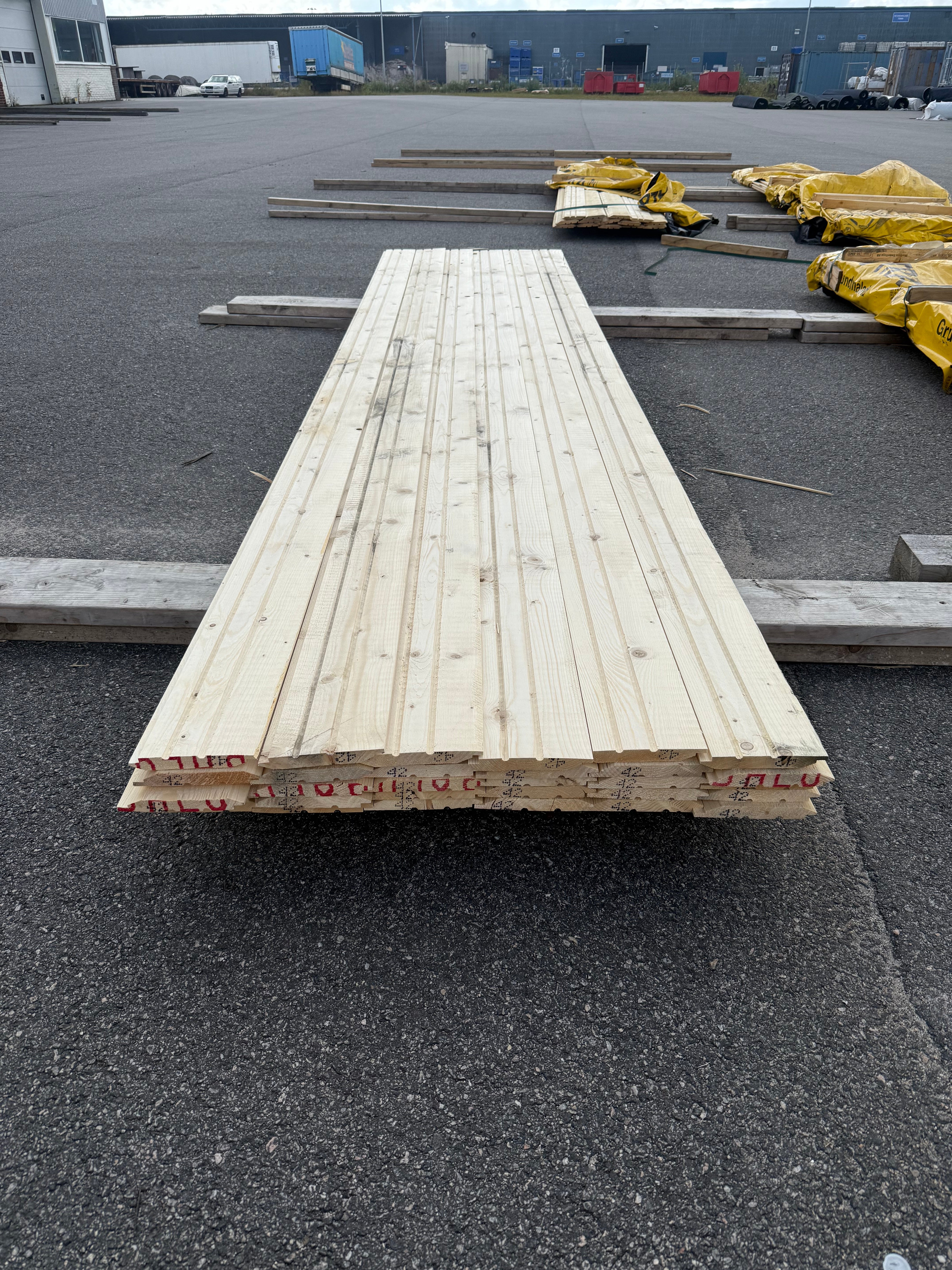 Paket Ytterpanel 22x170 – Gran (30 st, 4,2 m)