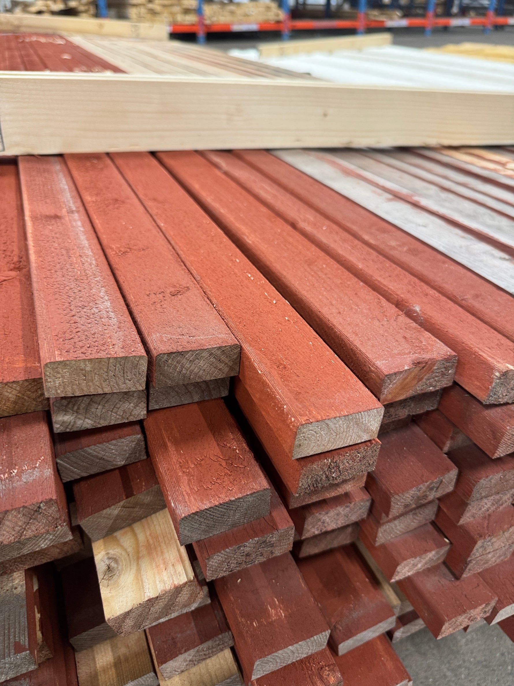 Paket Finsågad Läkt 22x45mm 3,60m – 290 st Röd