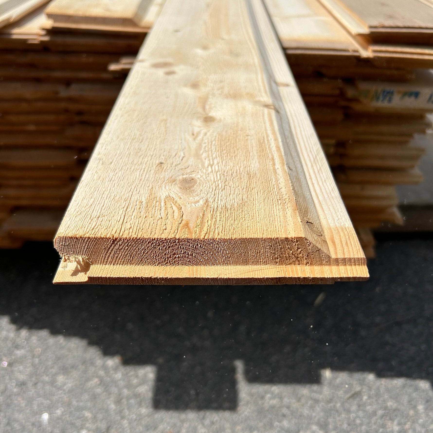Paket Ytterpanel Enkelfas Ändspont 22x145mm 3.30m 138st