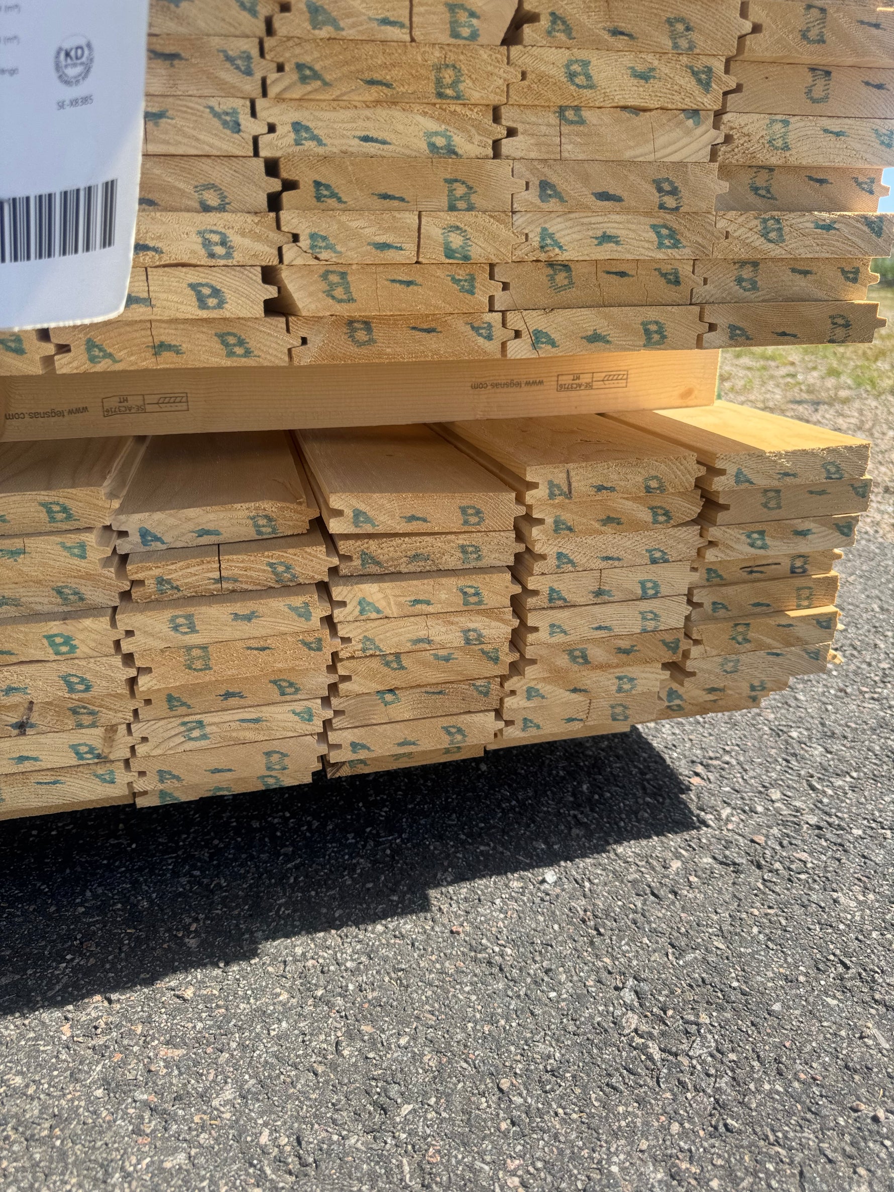 Parti Felhyvlad Råspont 20x120/23x120 mm