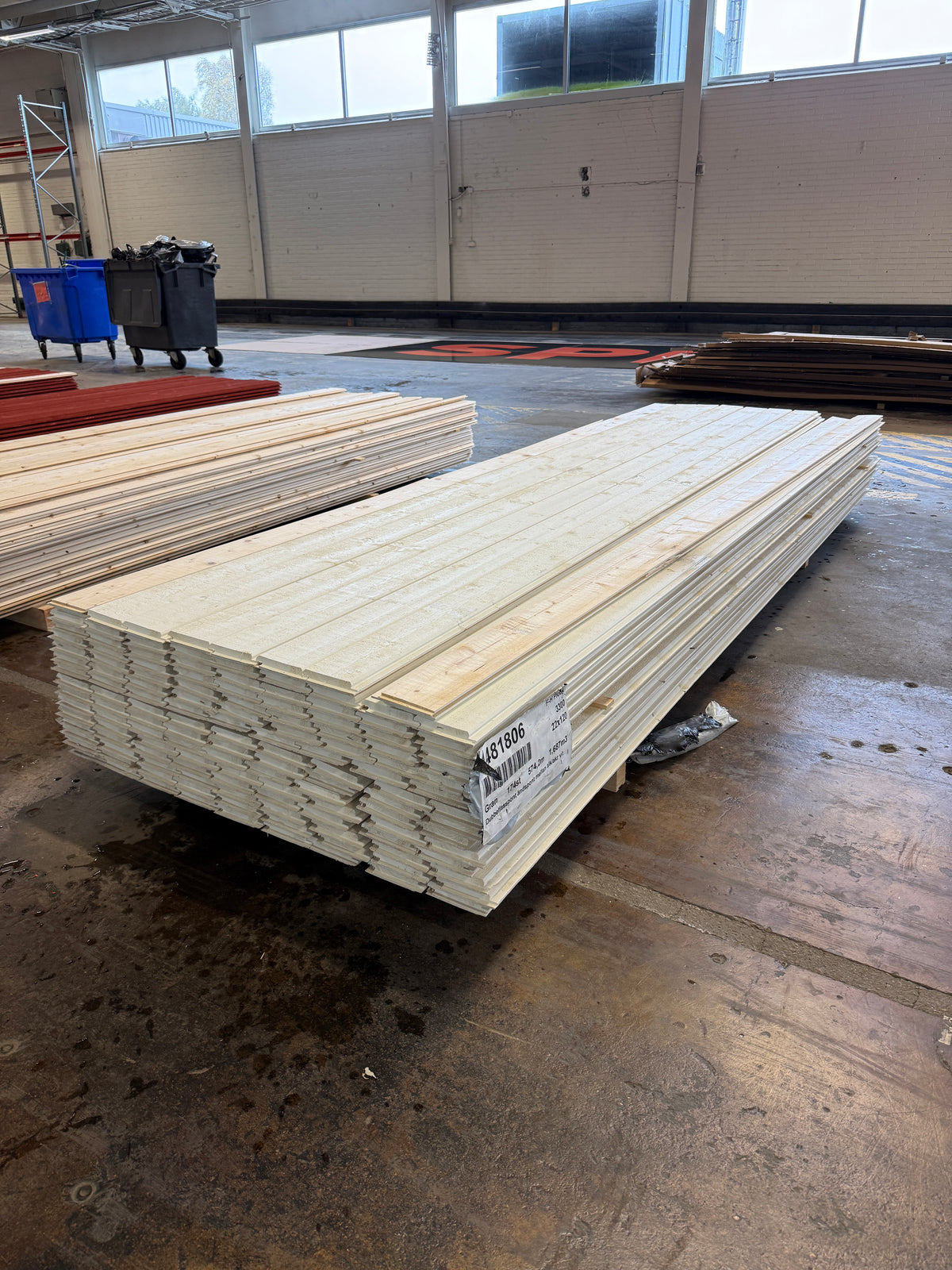 Paket Dubbelfas Ändspont 22×120 mm 3,30 m Mellanstruken – 134 st