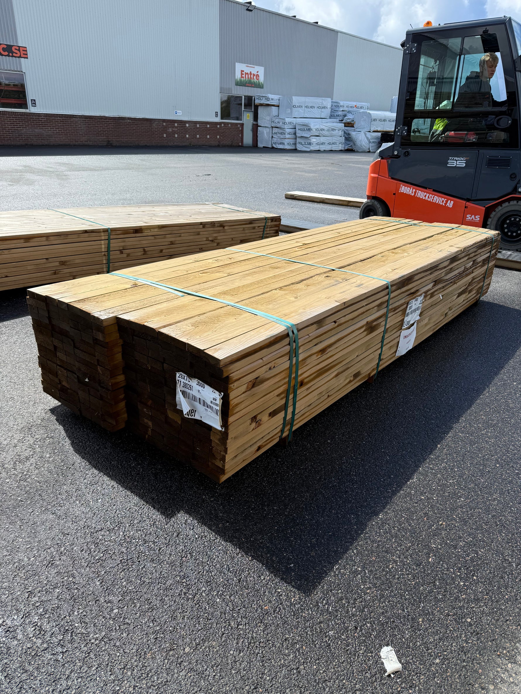 Tryckimpregnerad Staketribba 28x70mm, 3.0m (Säljs per styck)