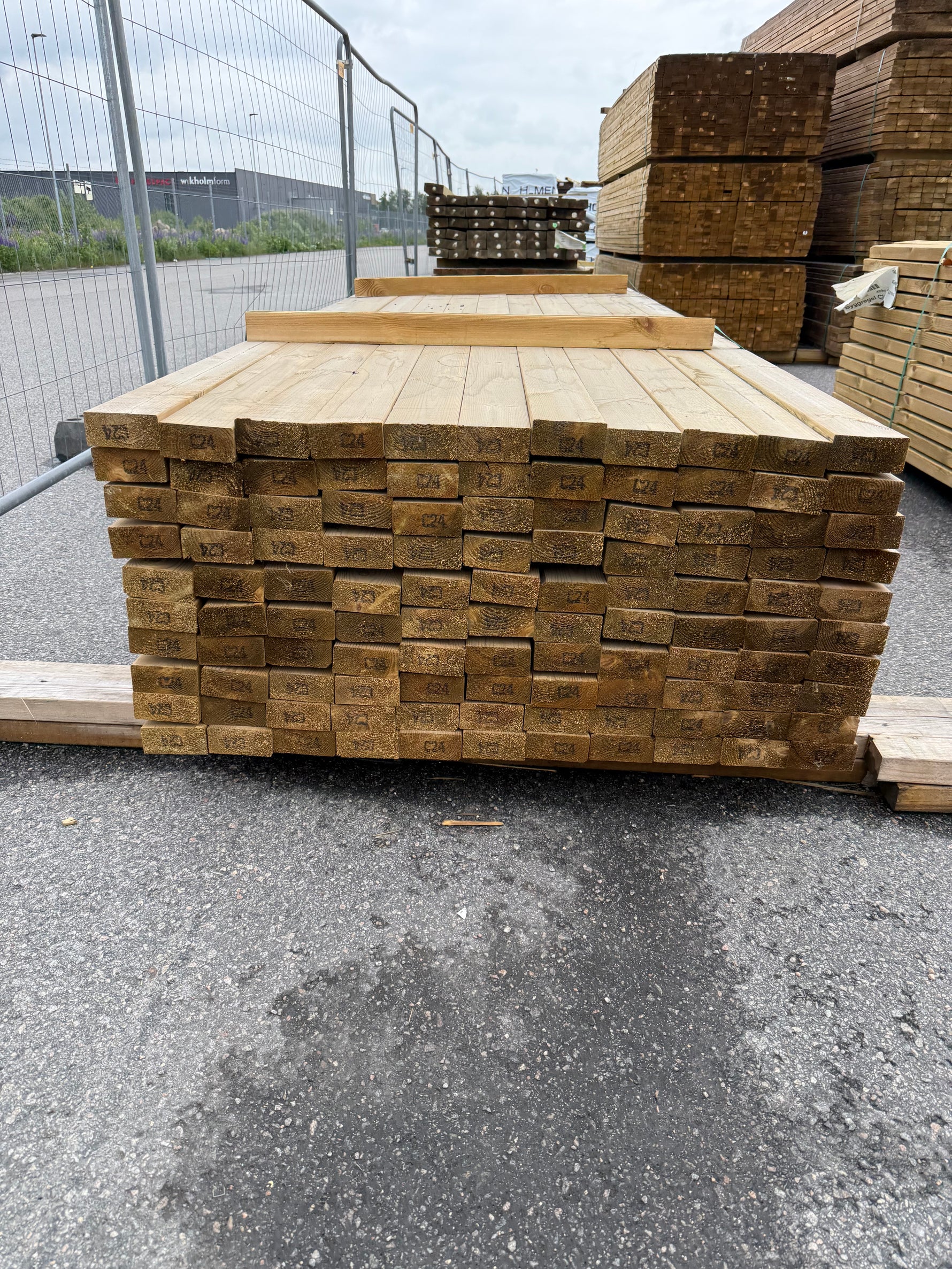 Paket Tryckimpregnerade Reglar 45x95mm, 110st 3,0m (C24)