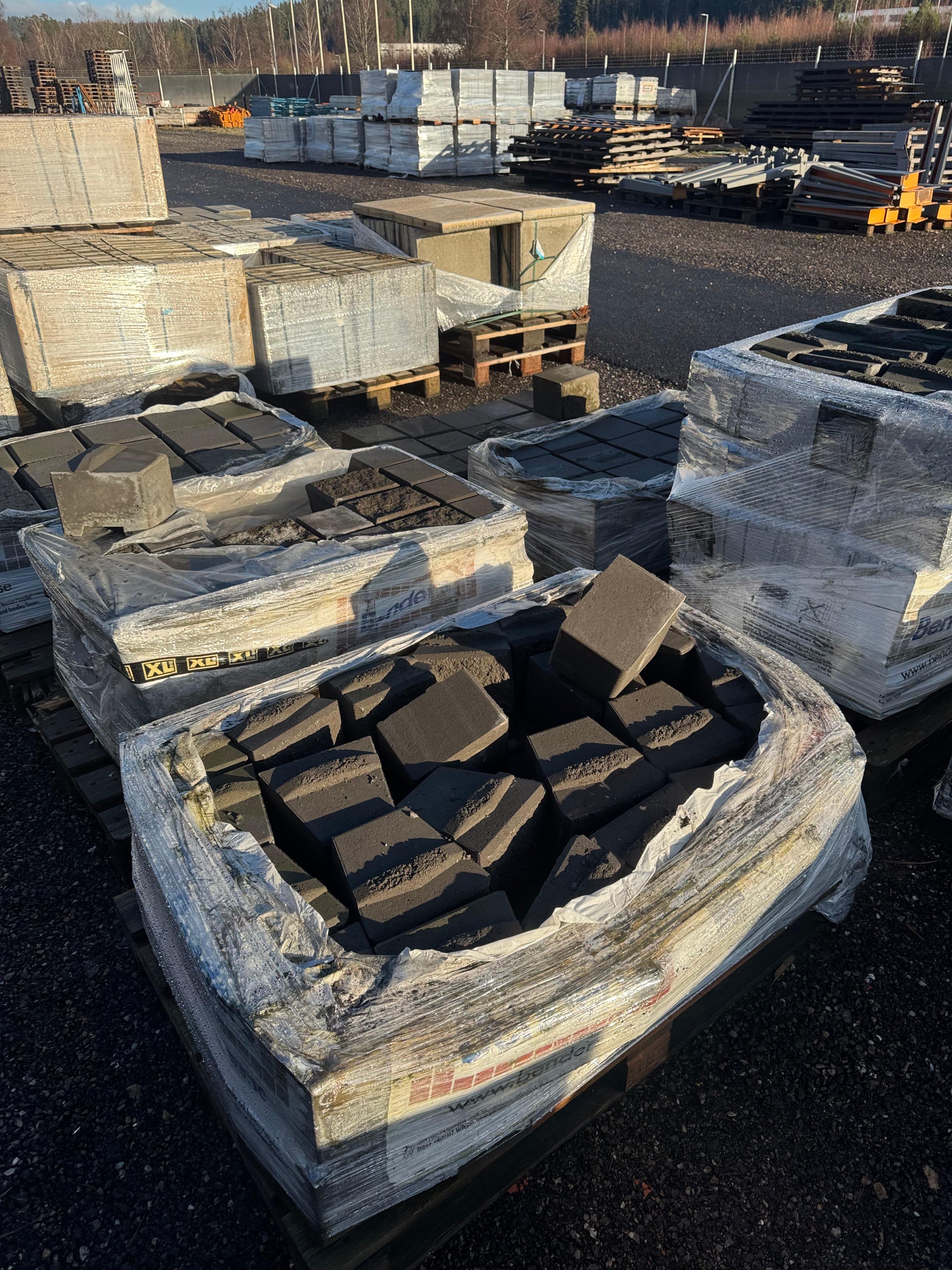 Parti Sten olika varianter – Grafit (7 pall)