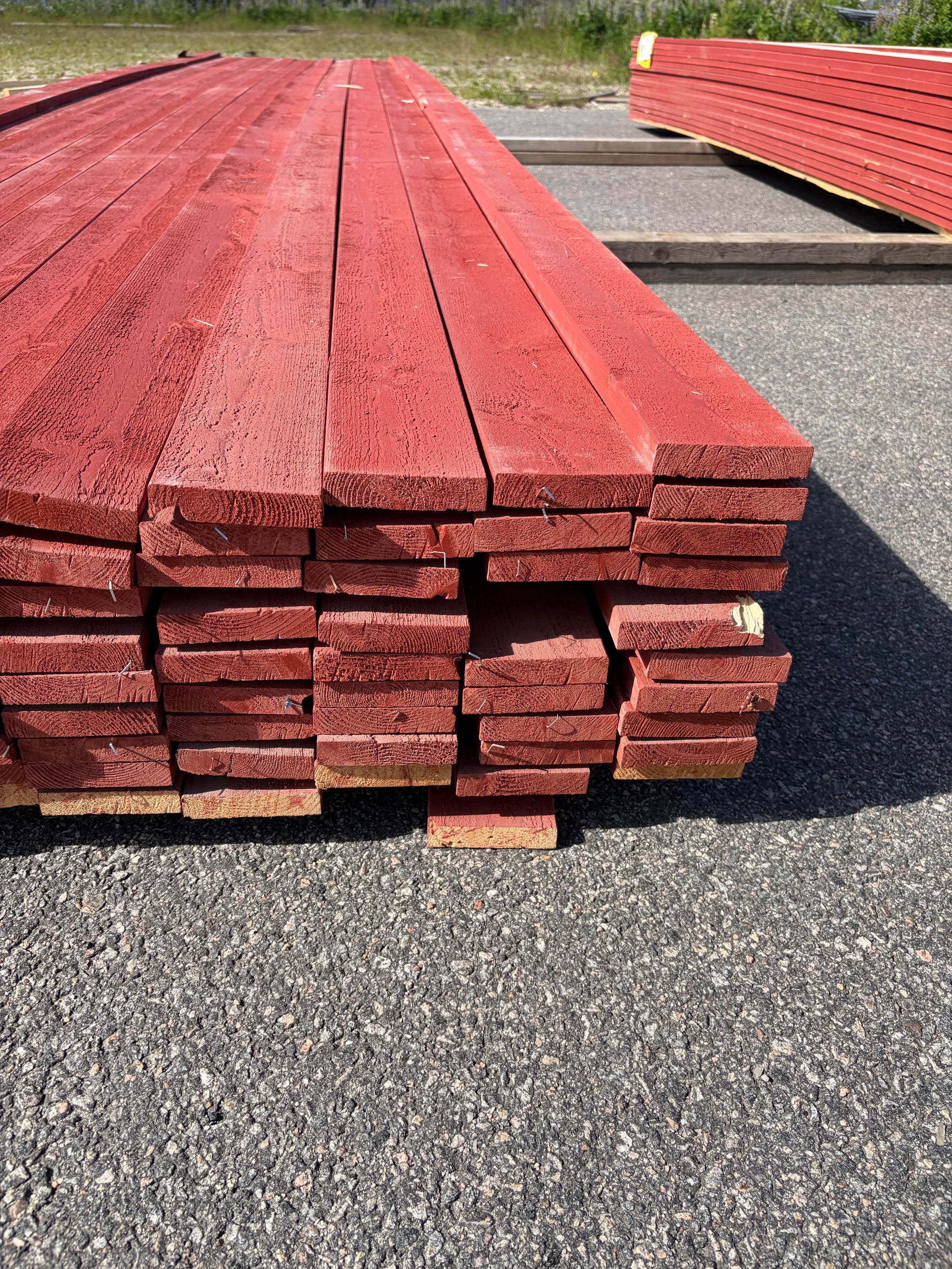 Paket Finsågade Brädor 22x95mm, 110st 5.40m Mellanstruken