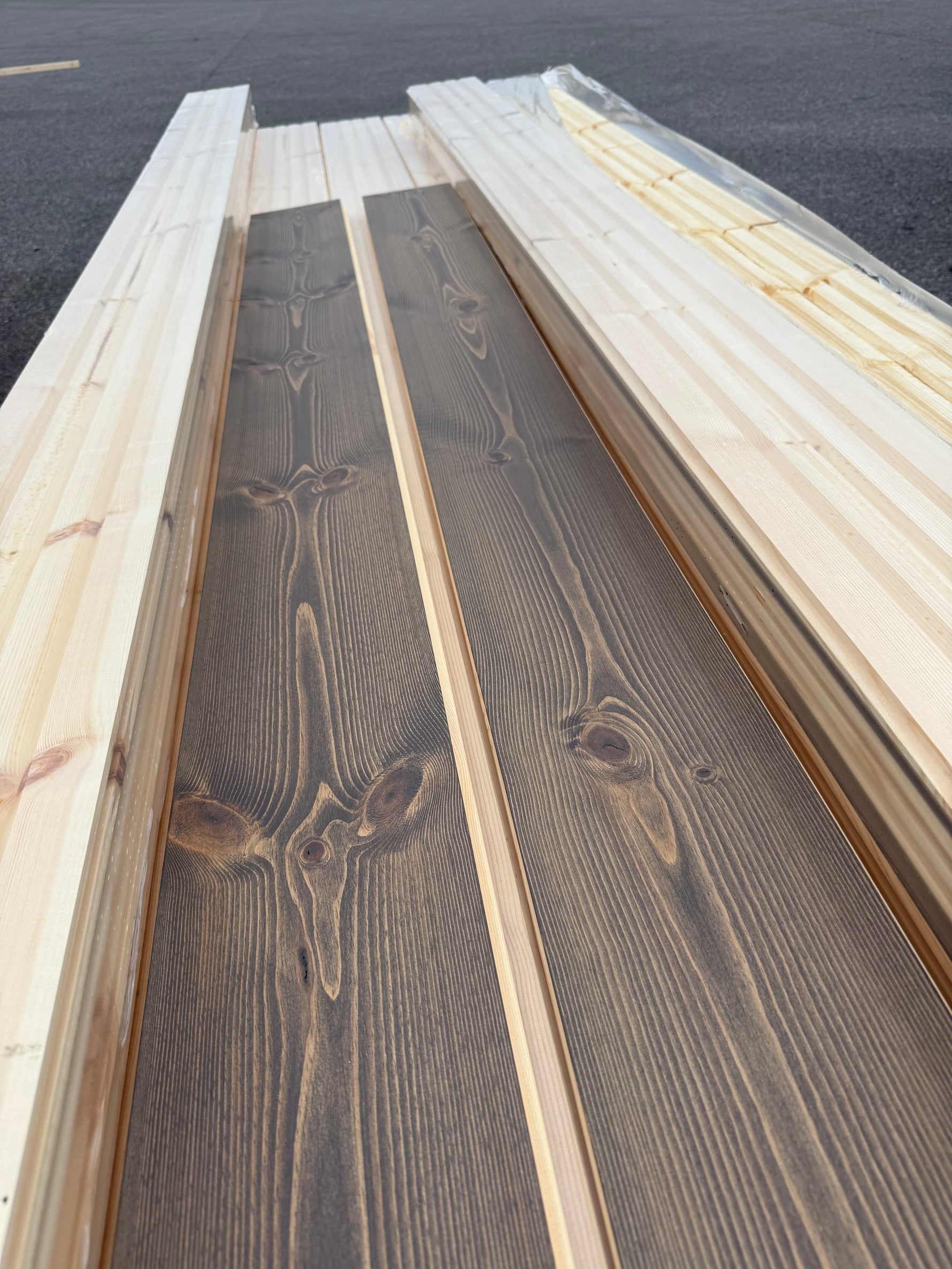 Parti Golv Borstat 25x160mm Furu 60,58m² Ekonomi – Brun Hårdvaxolja