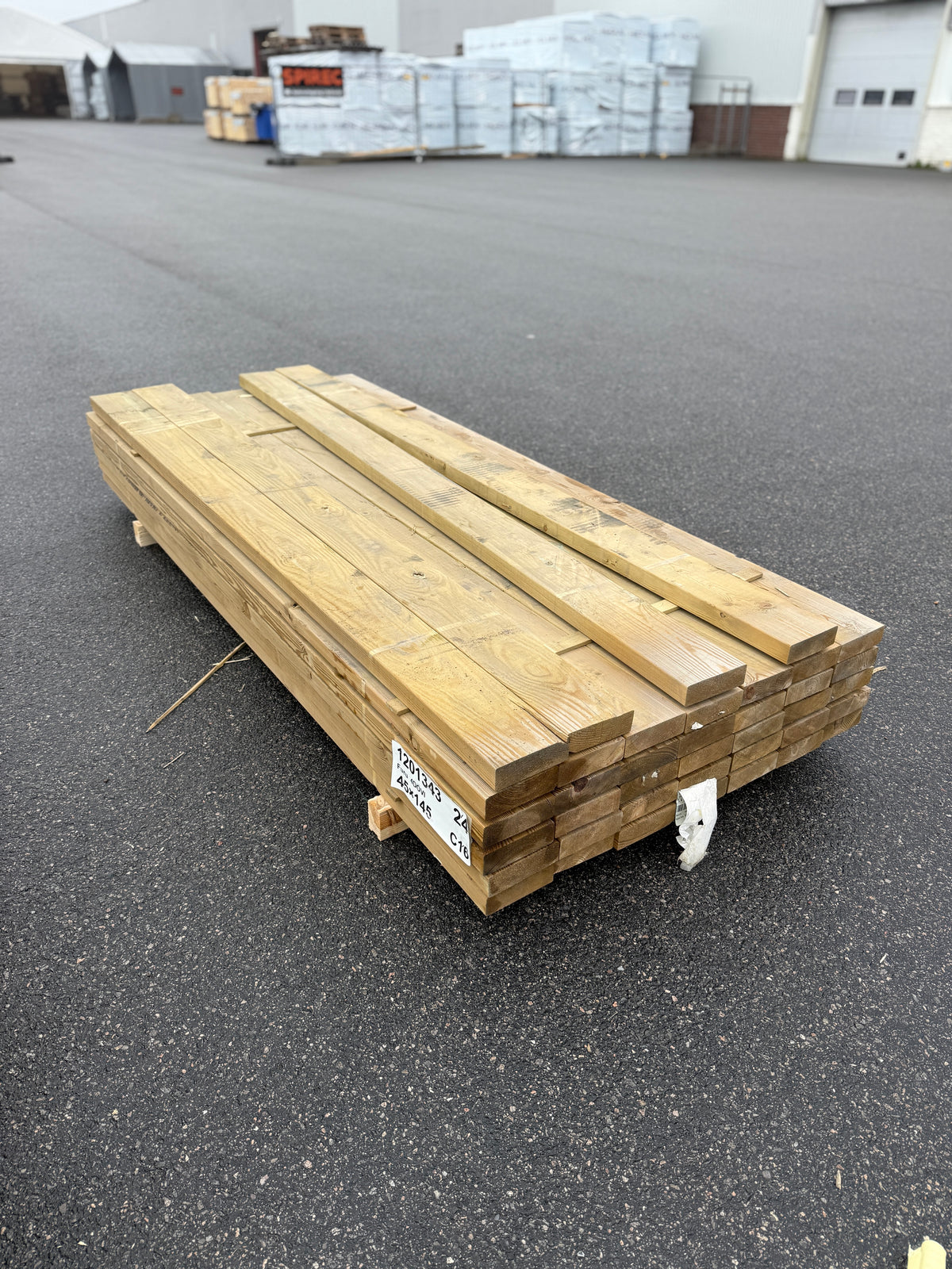 Paket Tryckimpregnerade Reglar 45x145mm 2,40m 39st C16 NTR-AB